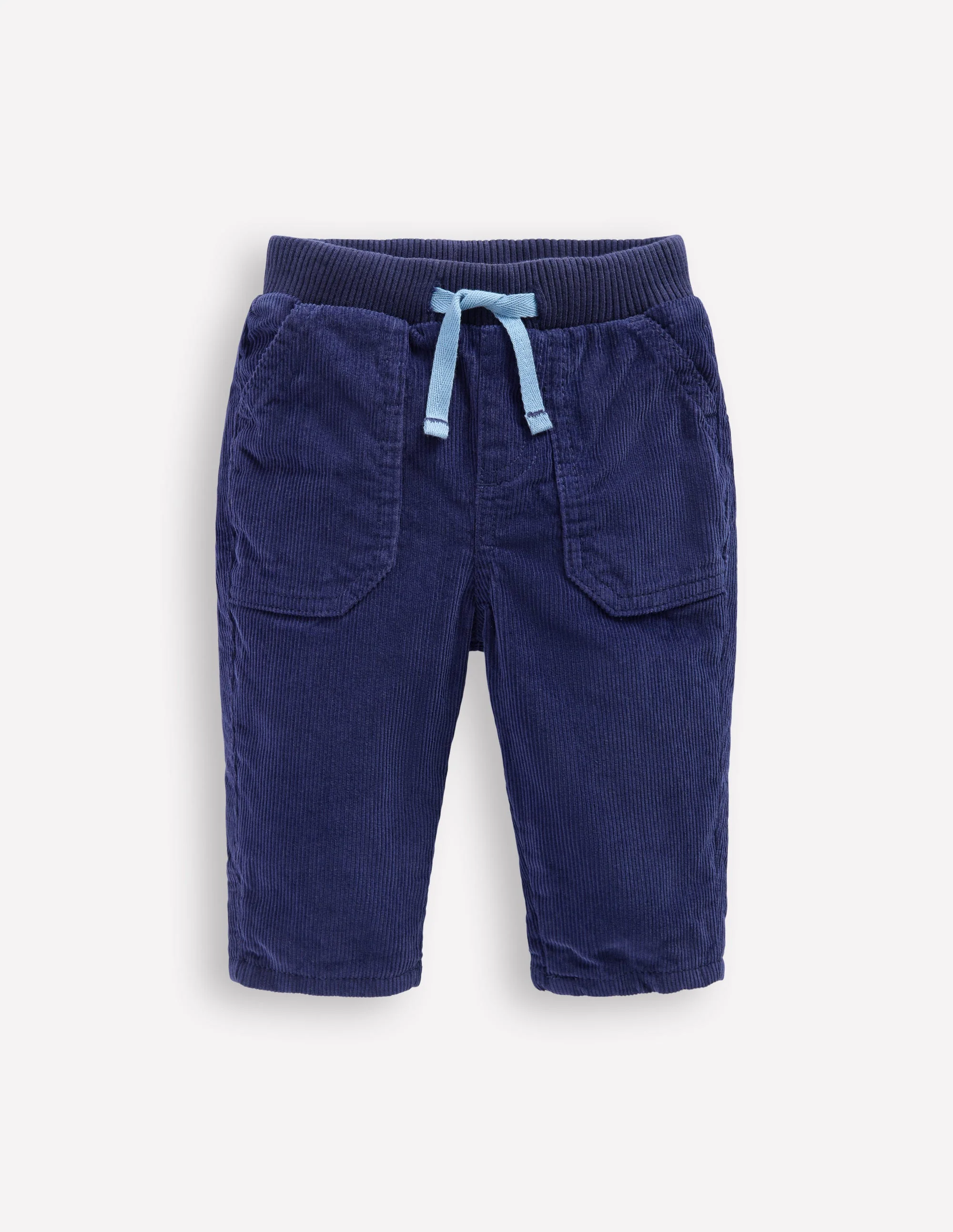 Cosy Lined Trousers-Navy
