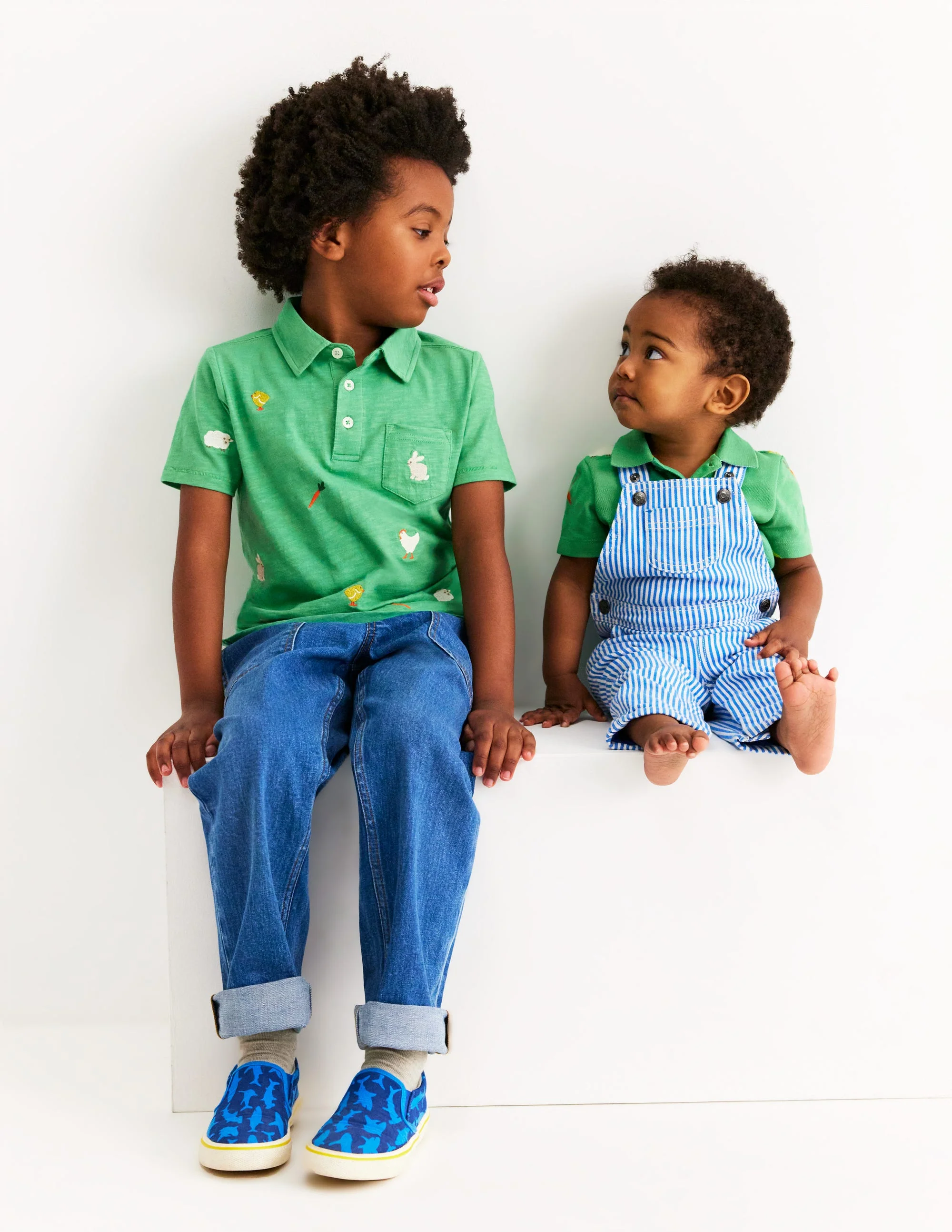 Embroidered Polo-Aloe Green - Image 4