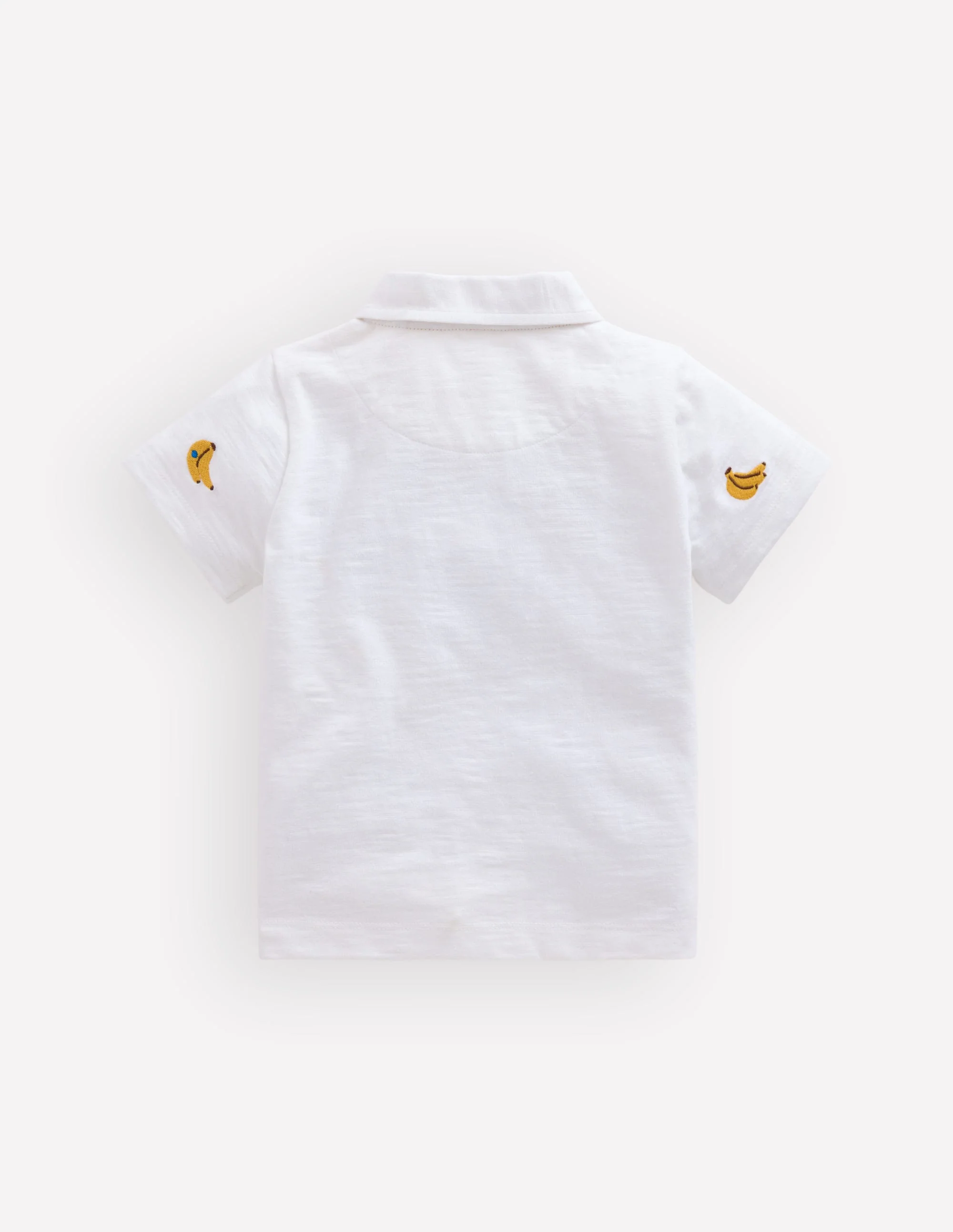 Embroidered Polo-Ivory Bananas - Image 2