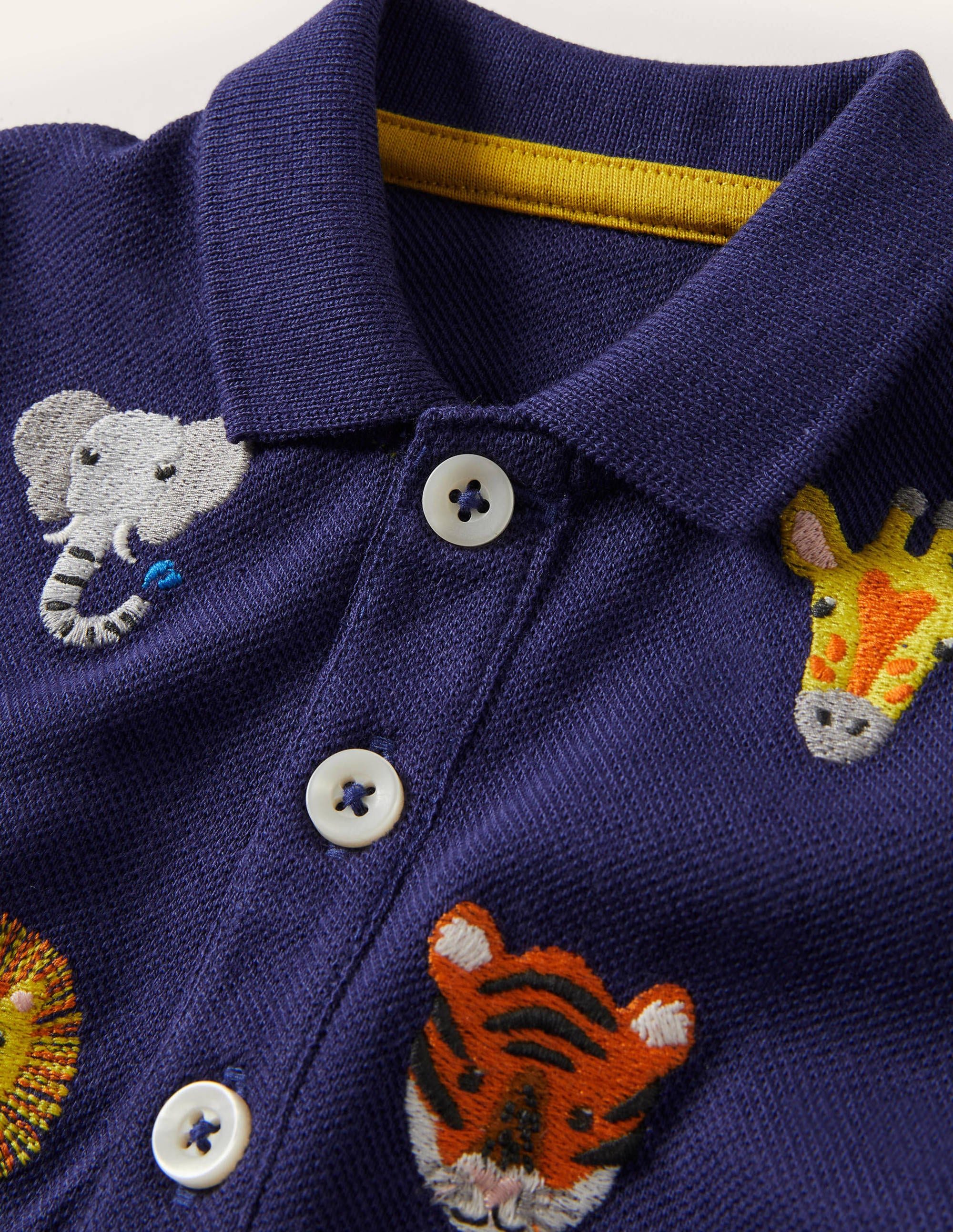 Fun Piqué Polo Shirt-Starboard Jungle Animals - Image 3