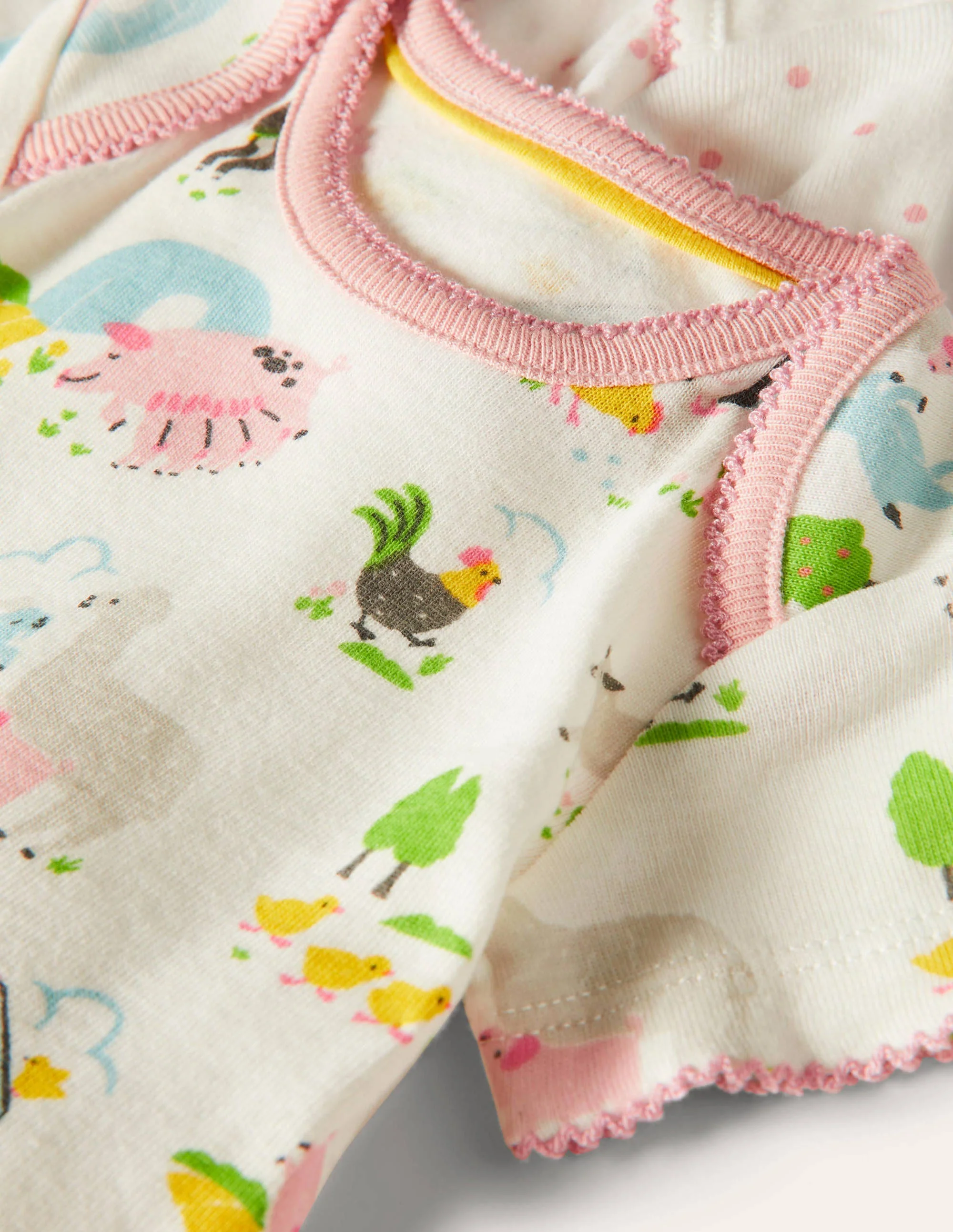 GOTS Organic 7 Piece Gift Set-Multi Farmyard Friends - Image 3