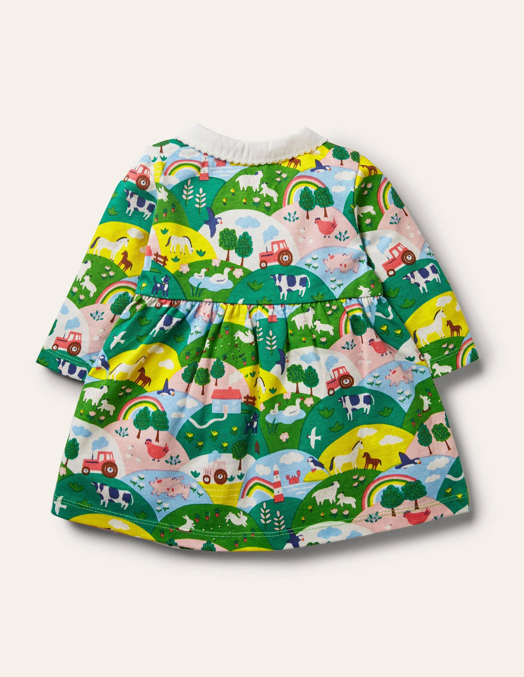 Jersey Collared Dress-Multi Coastal Farm - Image 2