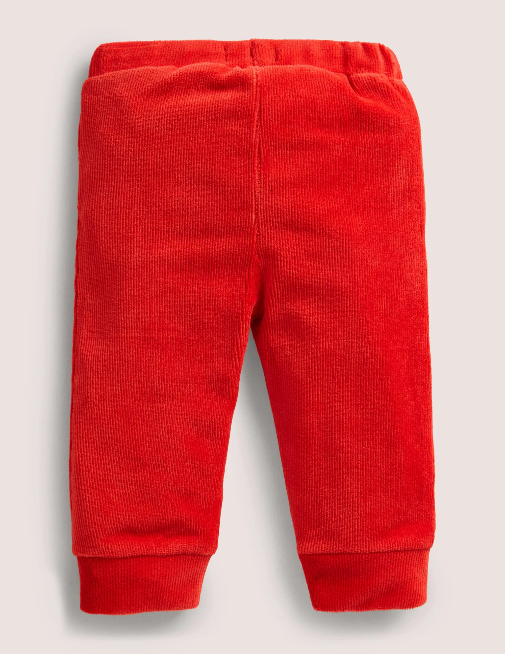 Jersey Cord Leggings-Rockabilly Red - Image 2