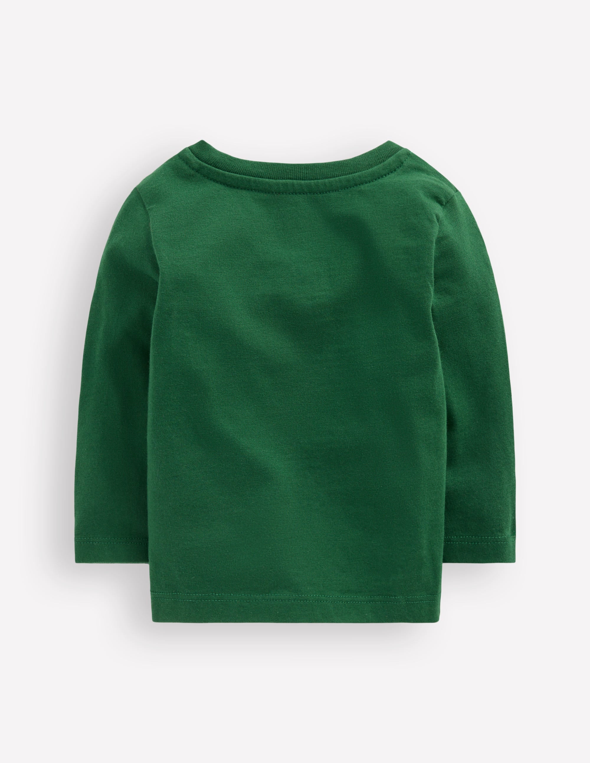 Long Sleeve Appliqué T-shirt-Pine Green Nutcracker - Image 2