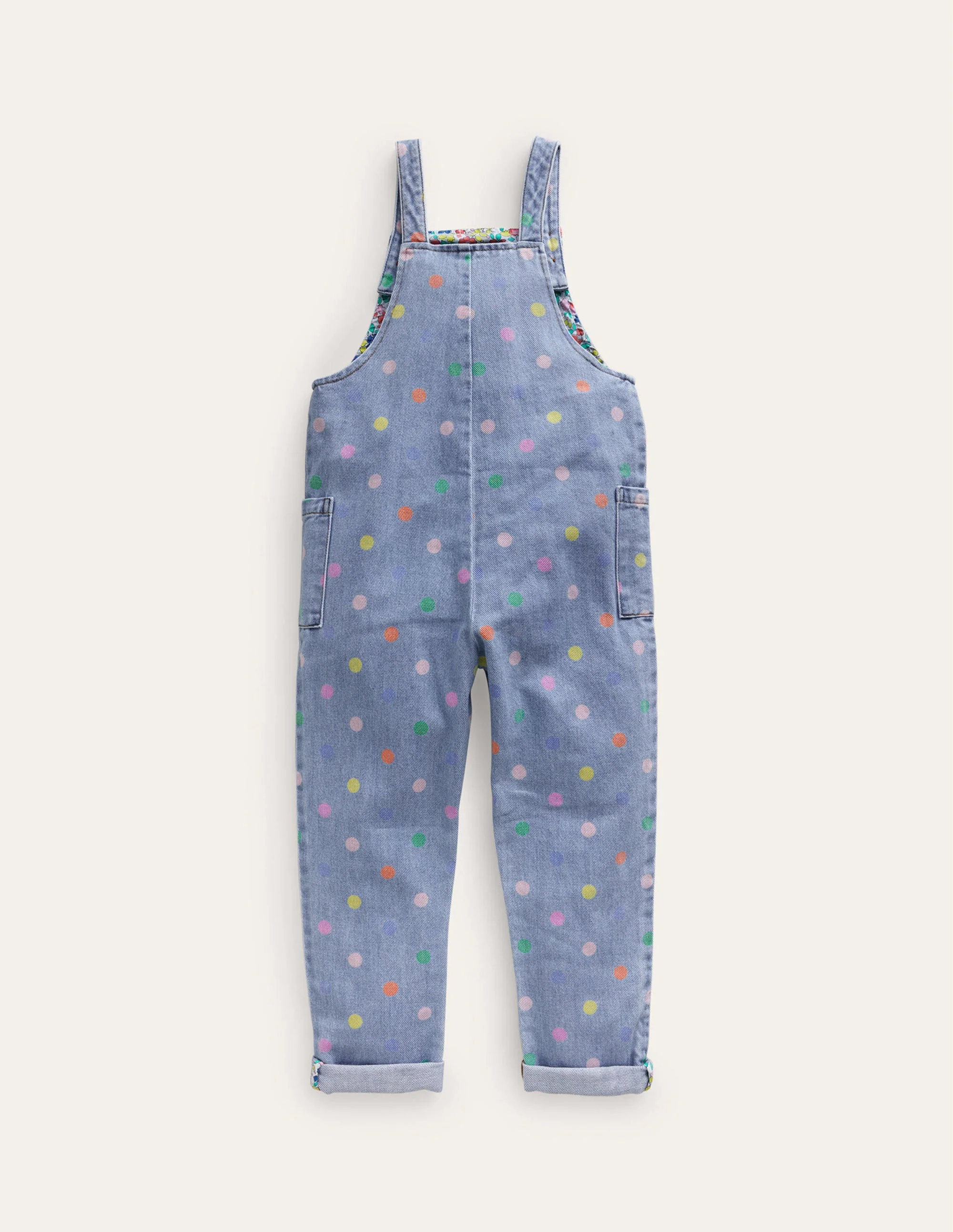Relaxed Dungarees-Denim Multi Spot - Image 2