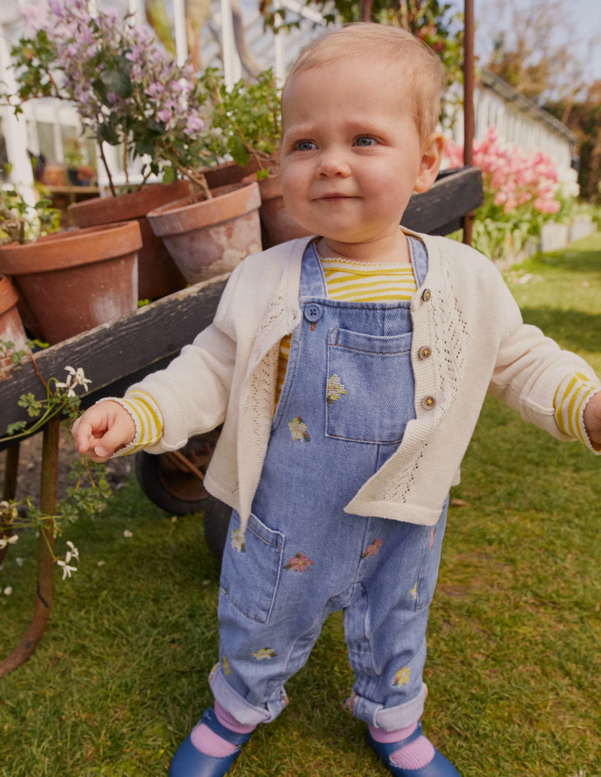 Relaxed Dungarees-Mid Vintage Chambray - Image 5