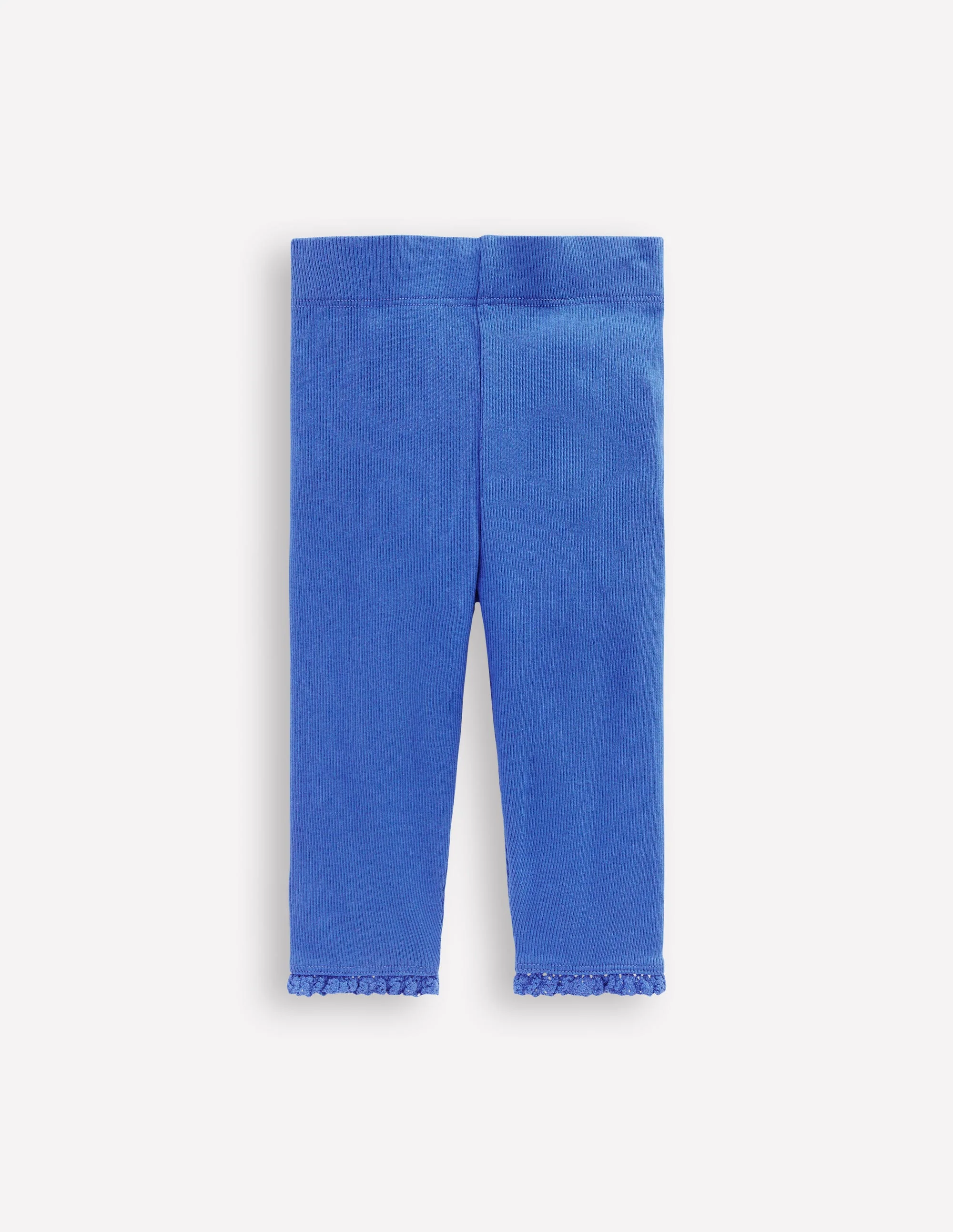 Ribbed Leggings-Bluejay