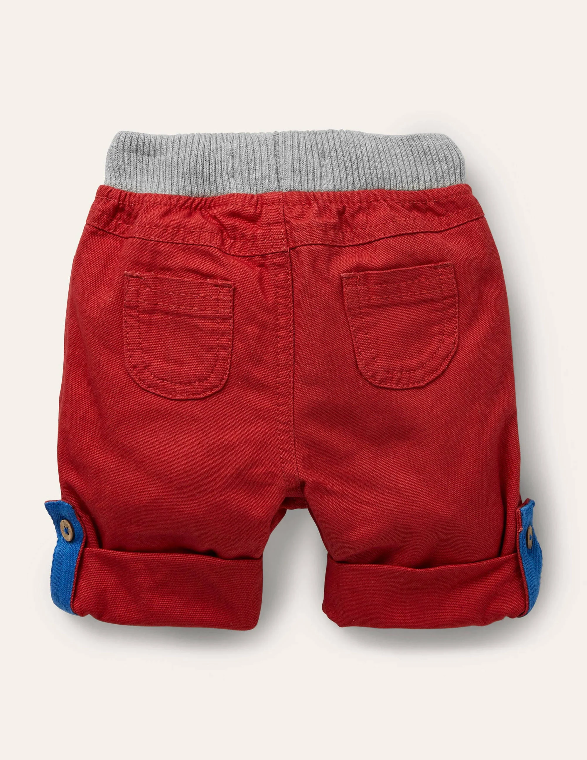 Roll Up Trousers-Red - Image 2