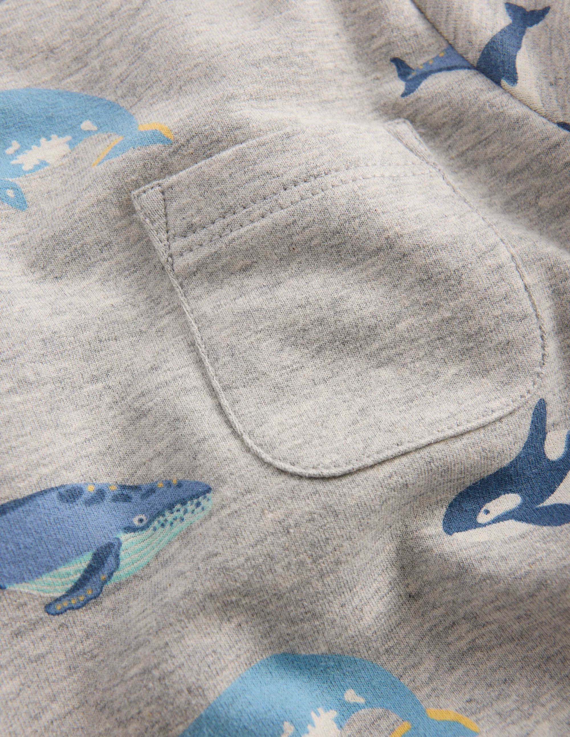 Striped Sweat Play Set-Blue Stripe Whales - Image 3