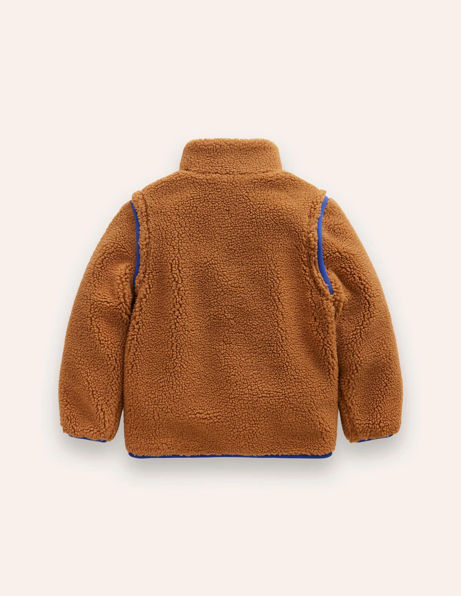 2-in-1 Borg Jacket-Butterscotch Brown Borg - Image 2