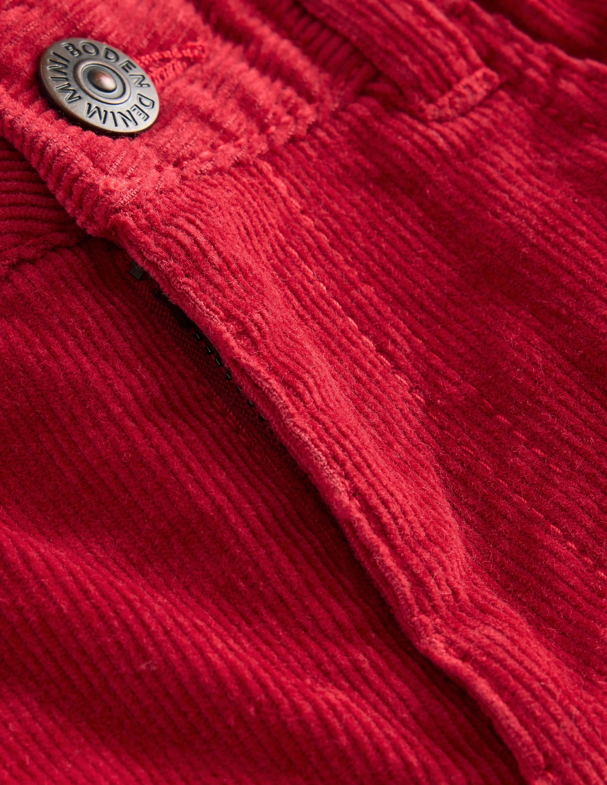 Classic Cord Trousers-Rockabilly Red - Image 3
