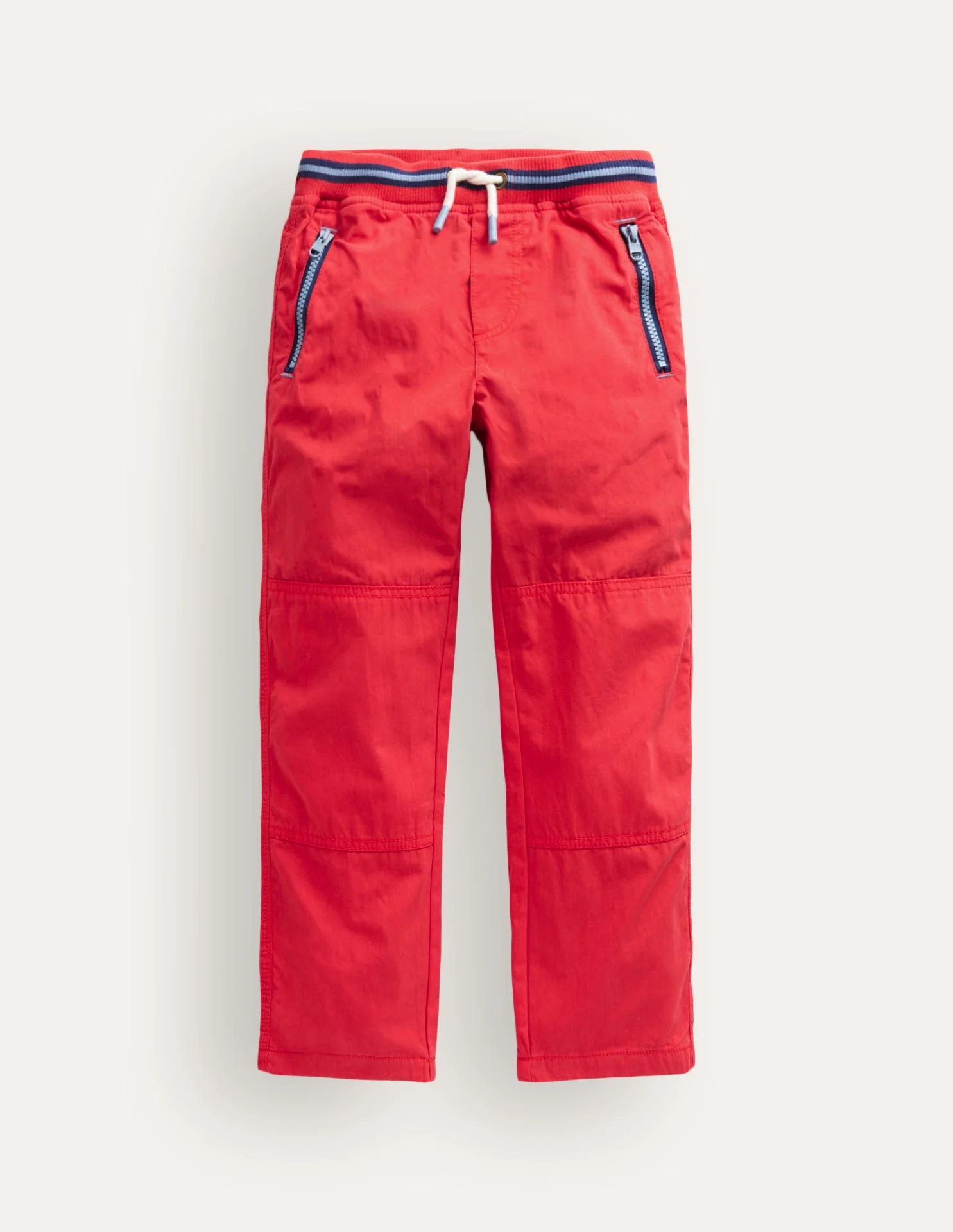 Cosy Lined Trousers-Poppy Red