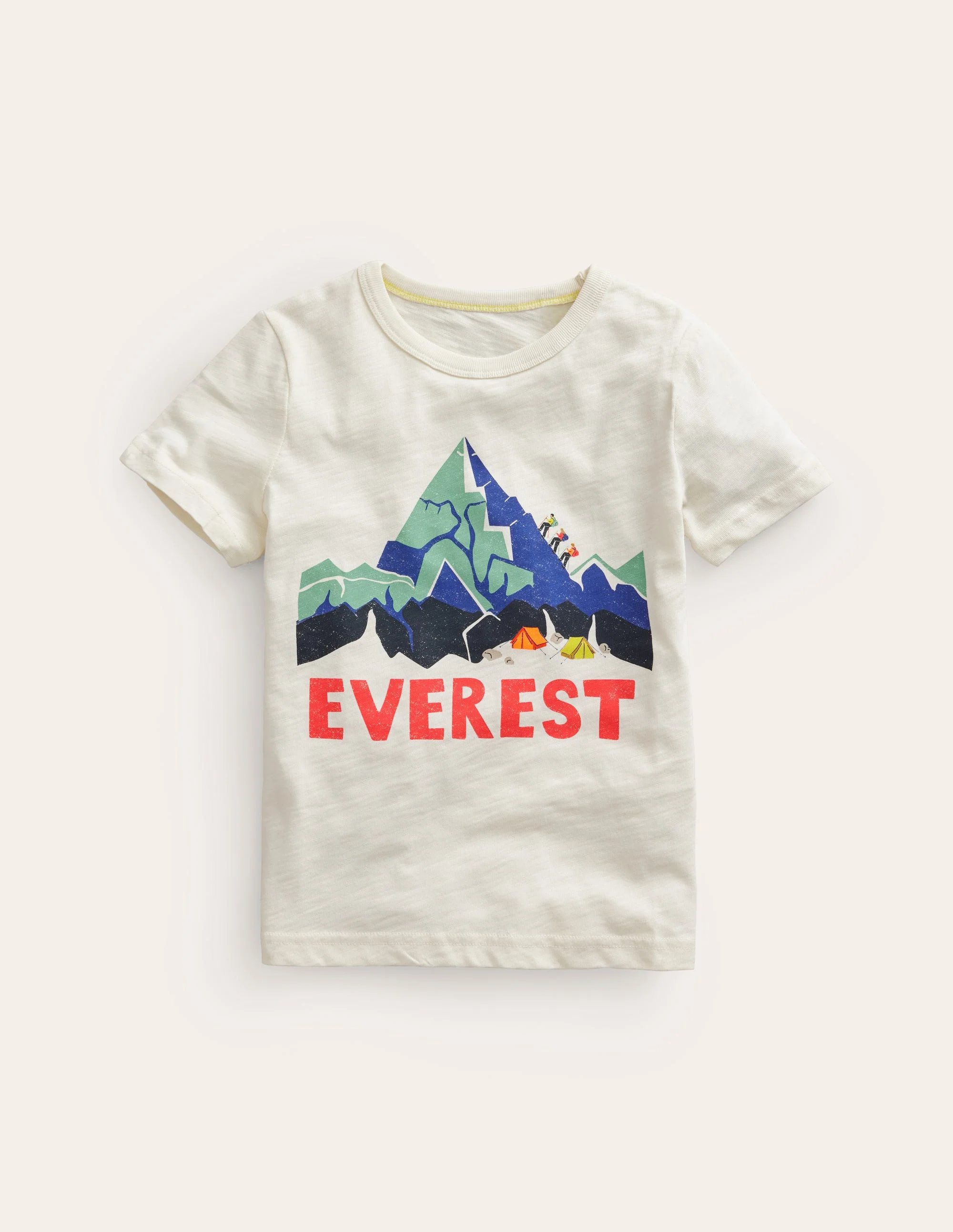 Everest T-shirt-Ivory Mountain