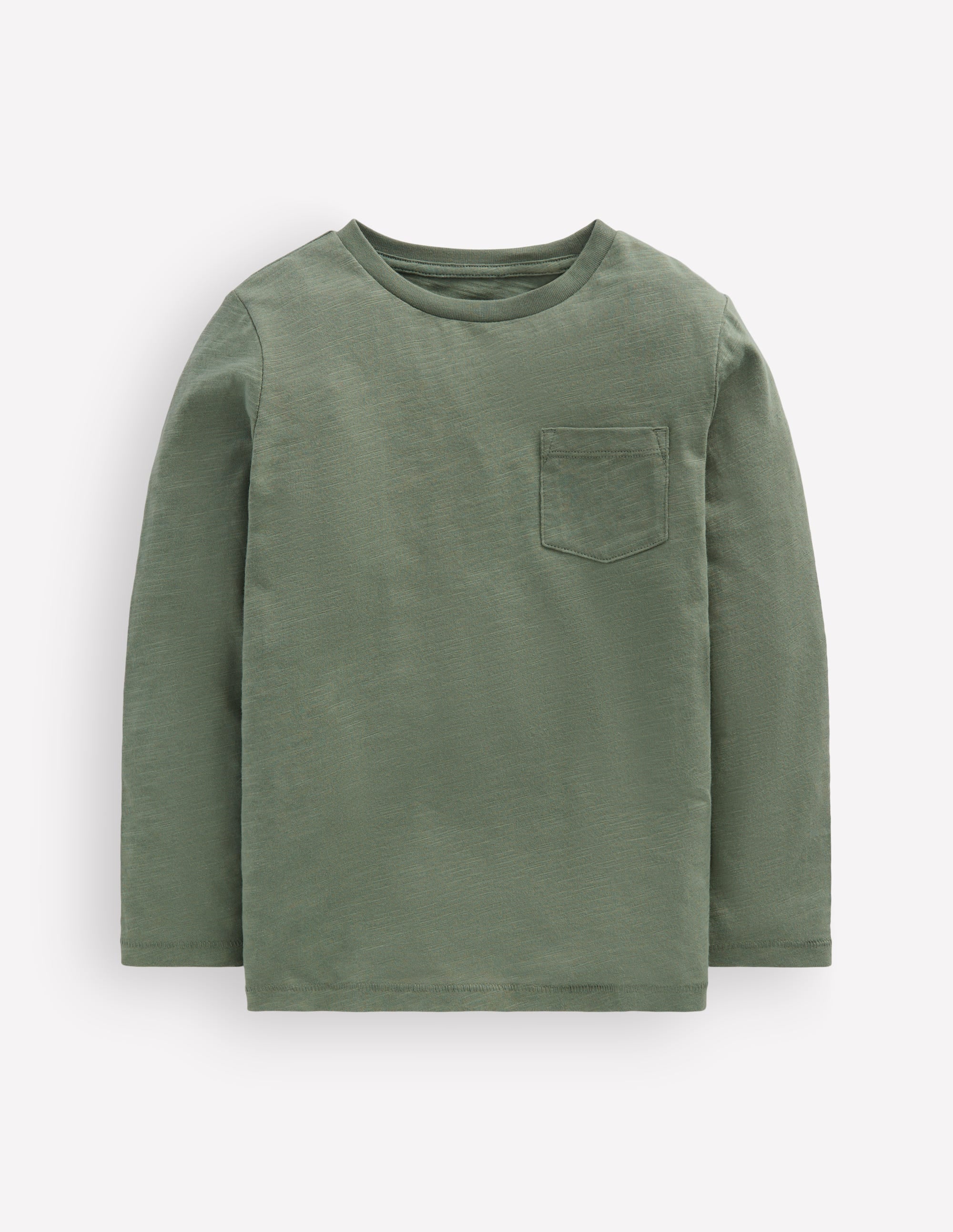 Everyday Long Sleeve T-Shirt-Bottle Green