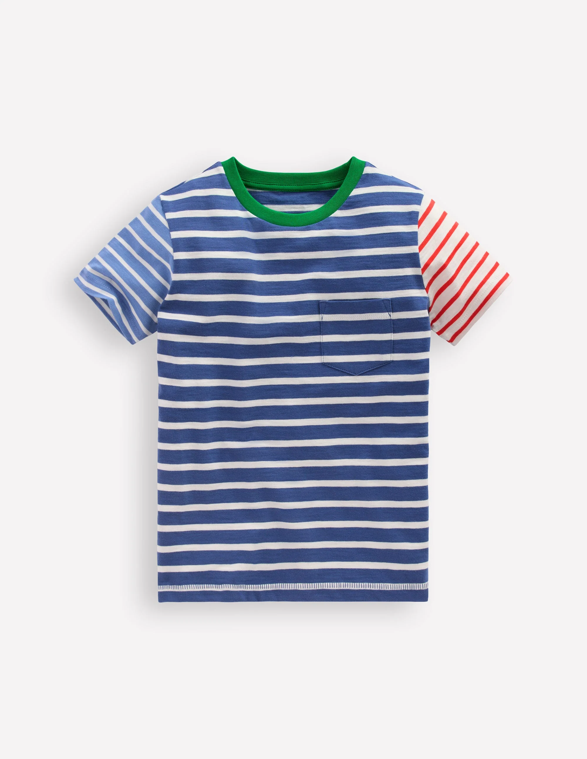 Everyday Short Sleeve T-Shirt-Multi Hotch Sleeve