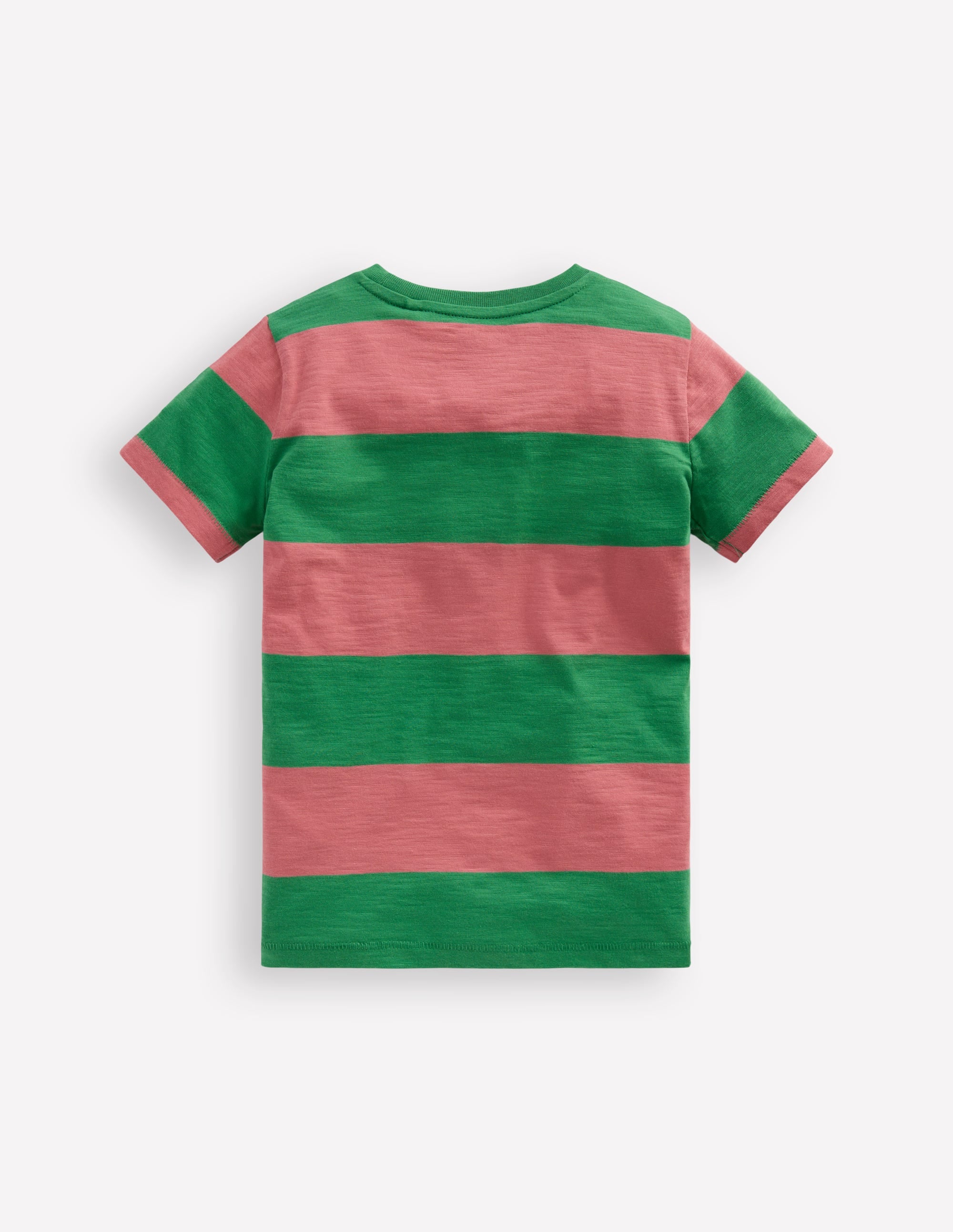 Everyday Short Sleeve T-Shirt-Shamrock Green/Chintz Pink - Image 5
