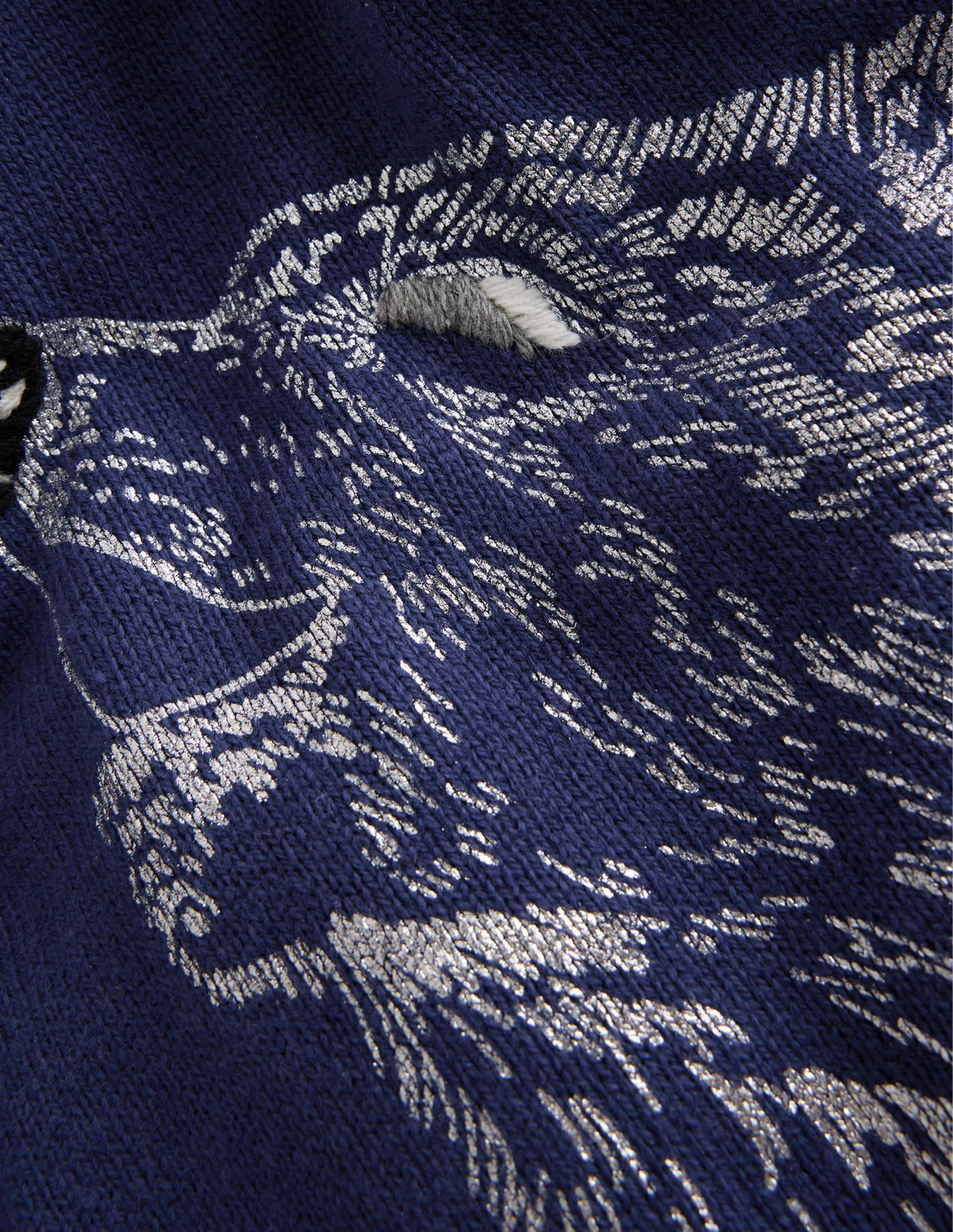 Fun Cosy Jumper-French Navy Wolf - Image 3