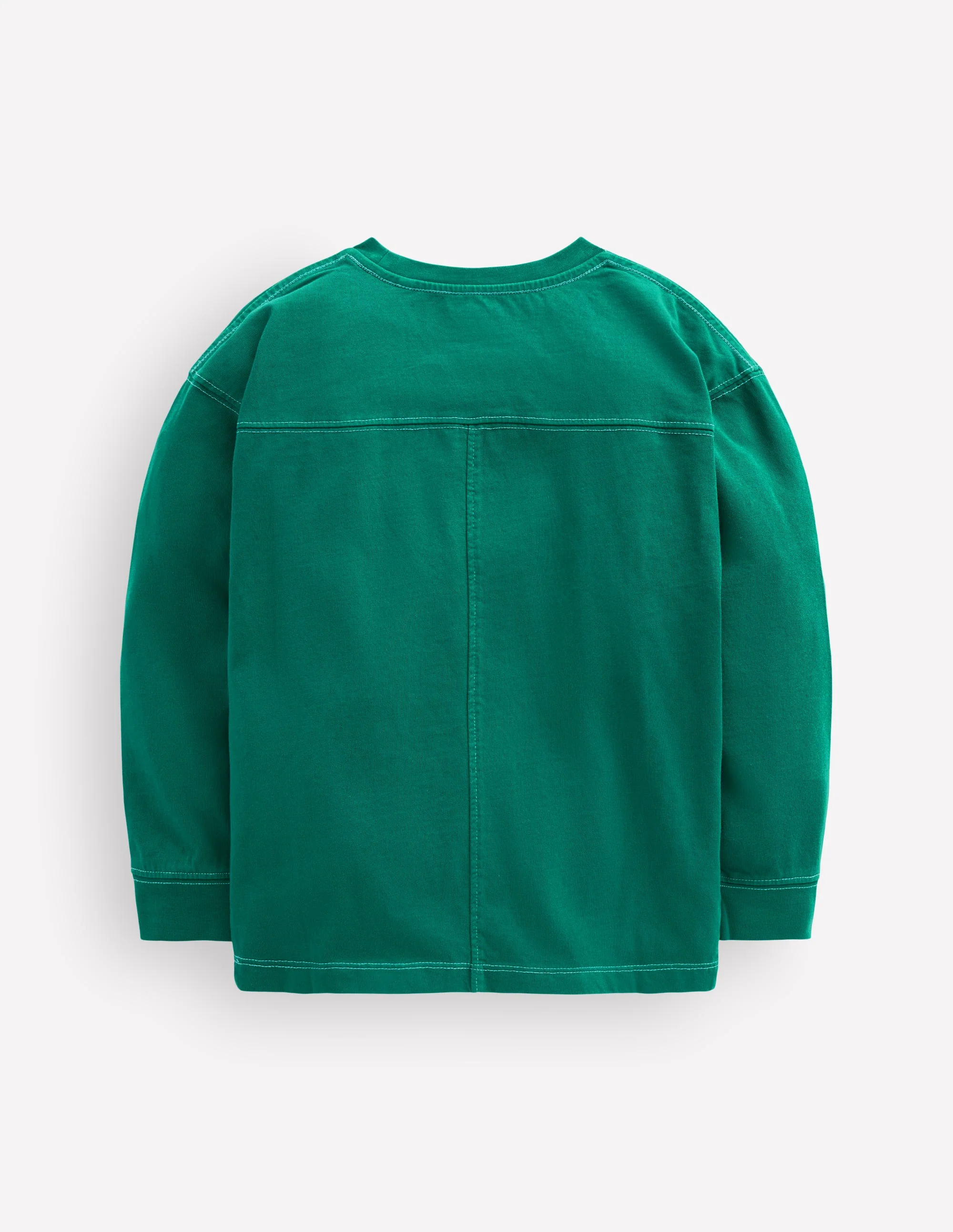 Garment Dye Cut & Sew T-shirt-Pine Green - Image 2