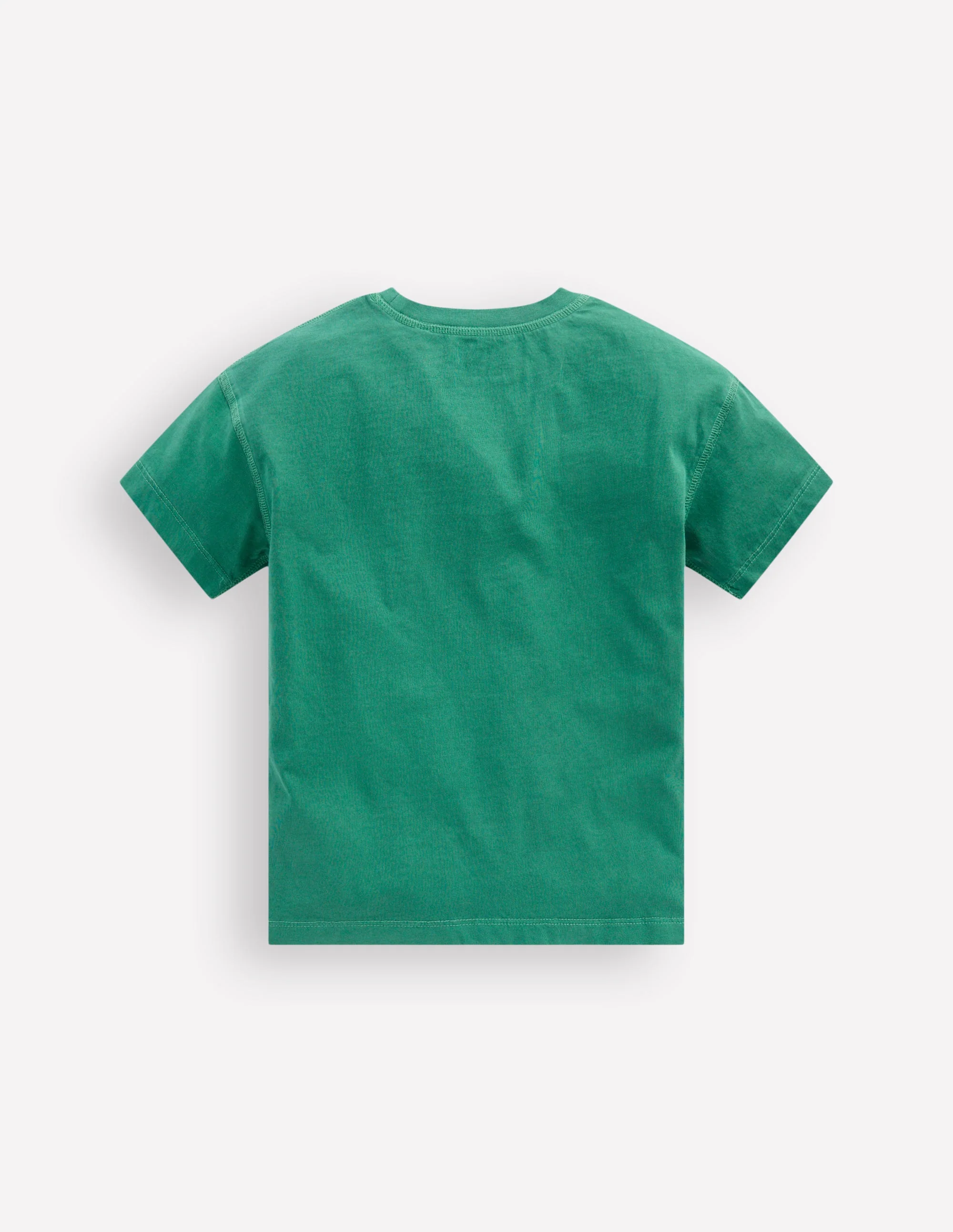 Garment Dye Relaxed T-shirt-Spruce Green - Image 2