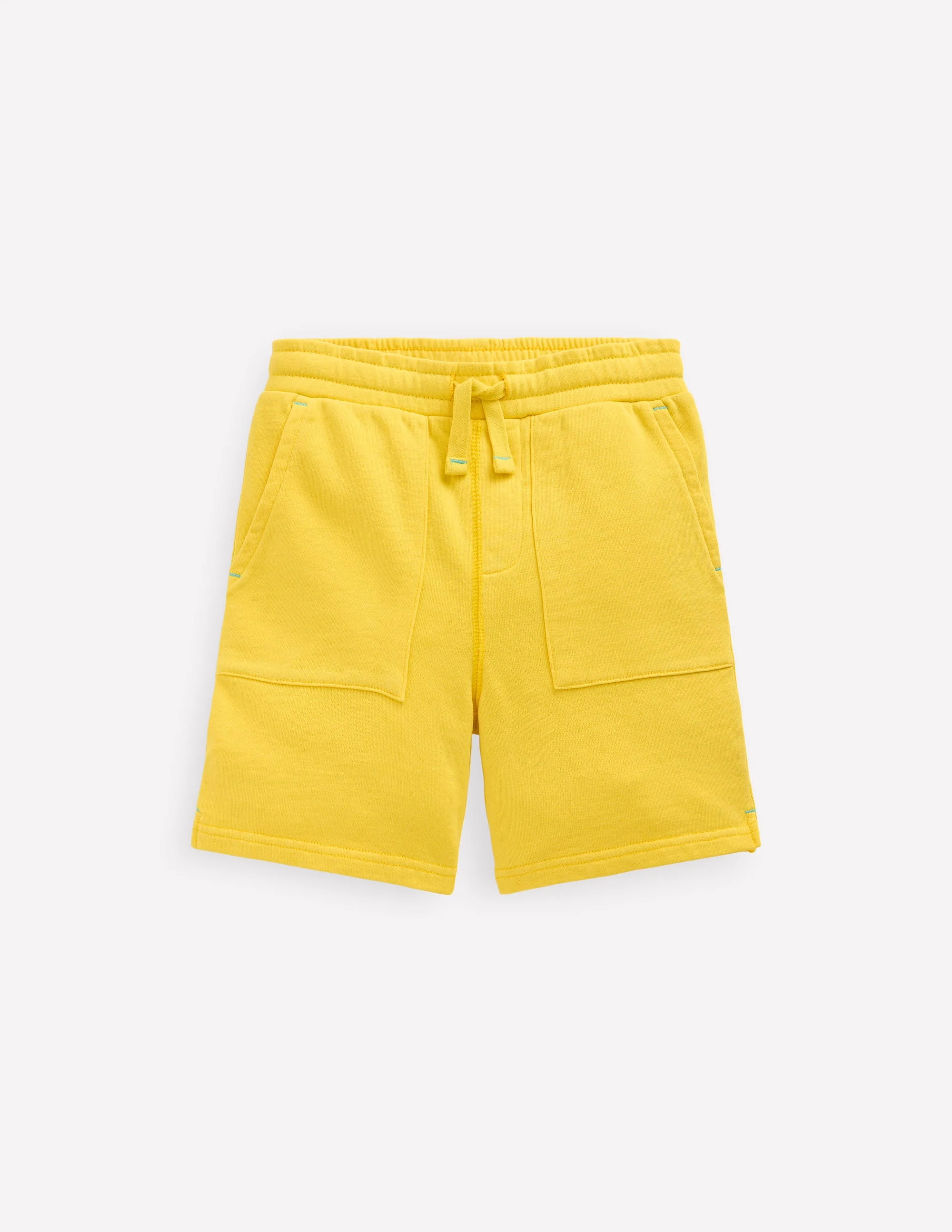 Garment Dye Sweatshorts-Pineapple Yellow