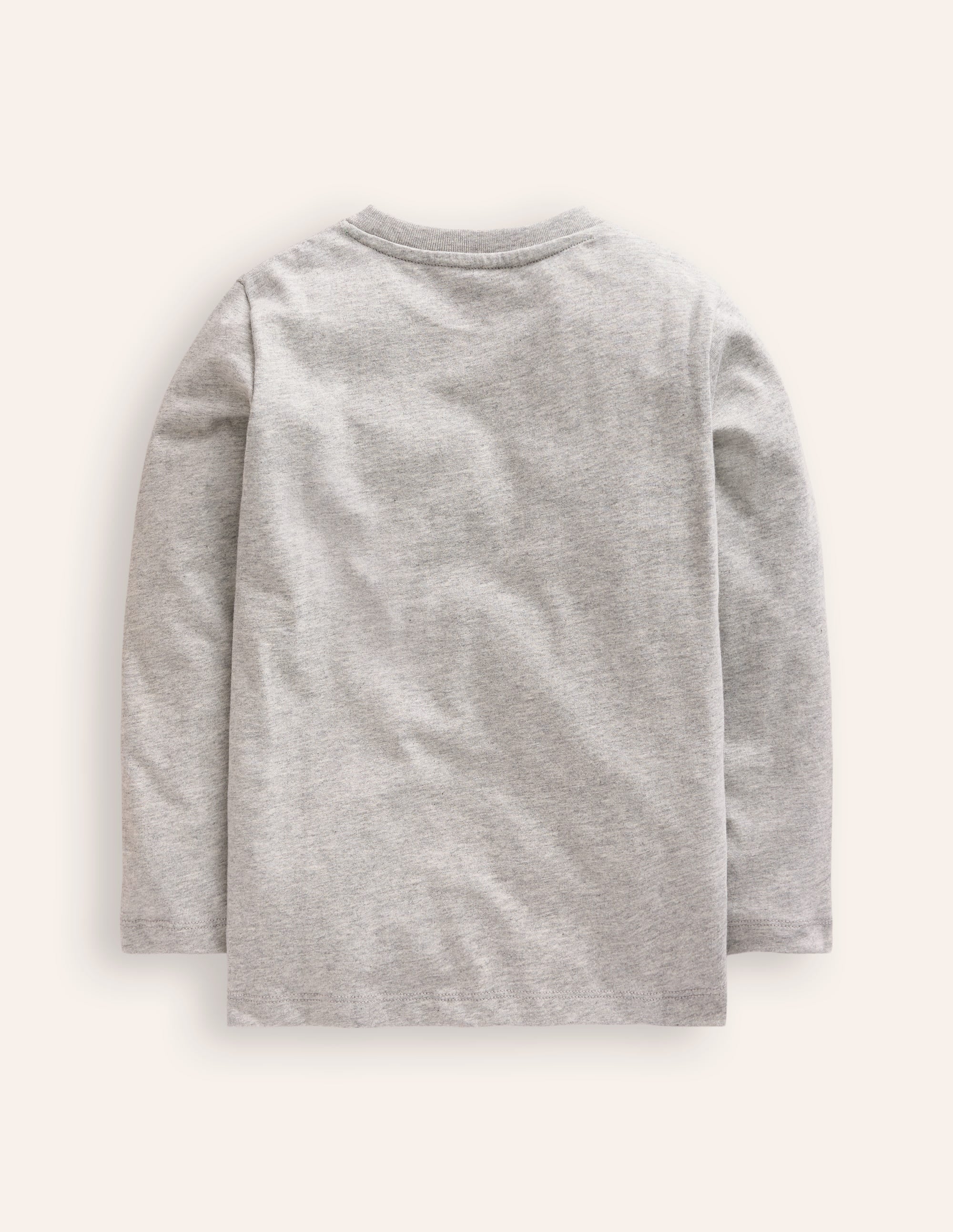Glow-In-The-Dark T-Shirt-Grey Marl Skeleton - Image 2