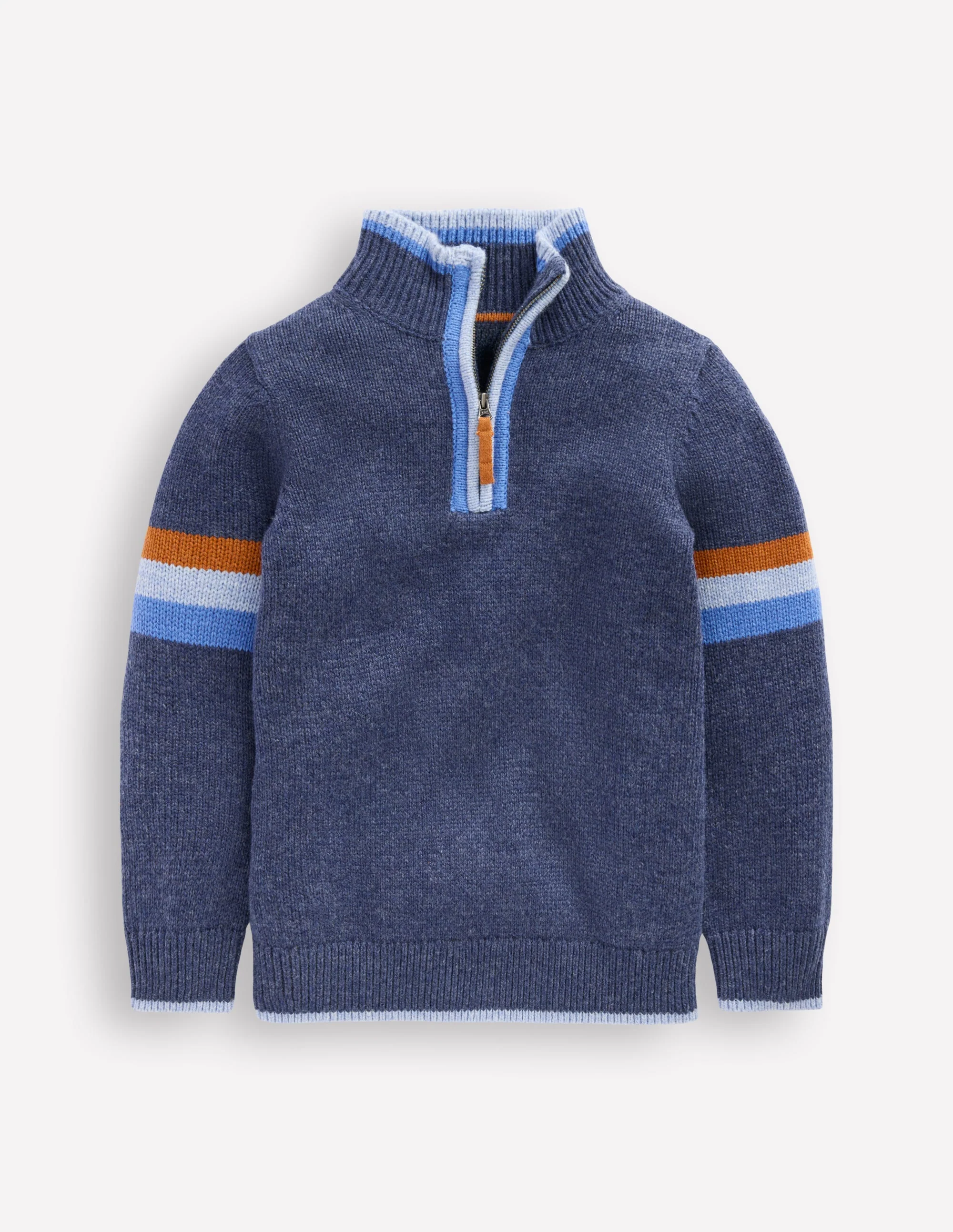 Heritage Half-Zip Jumper-College Navy