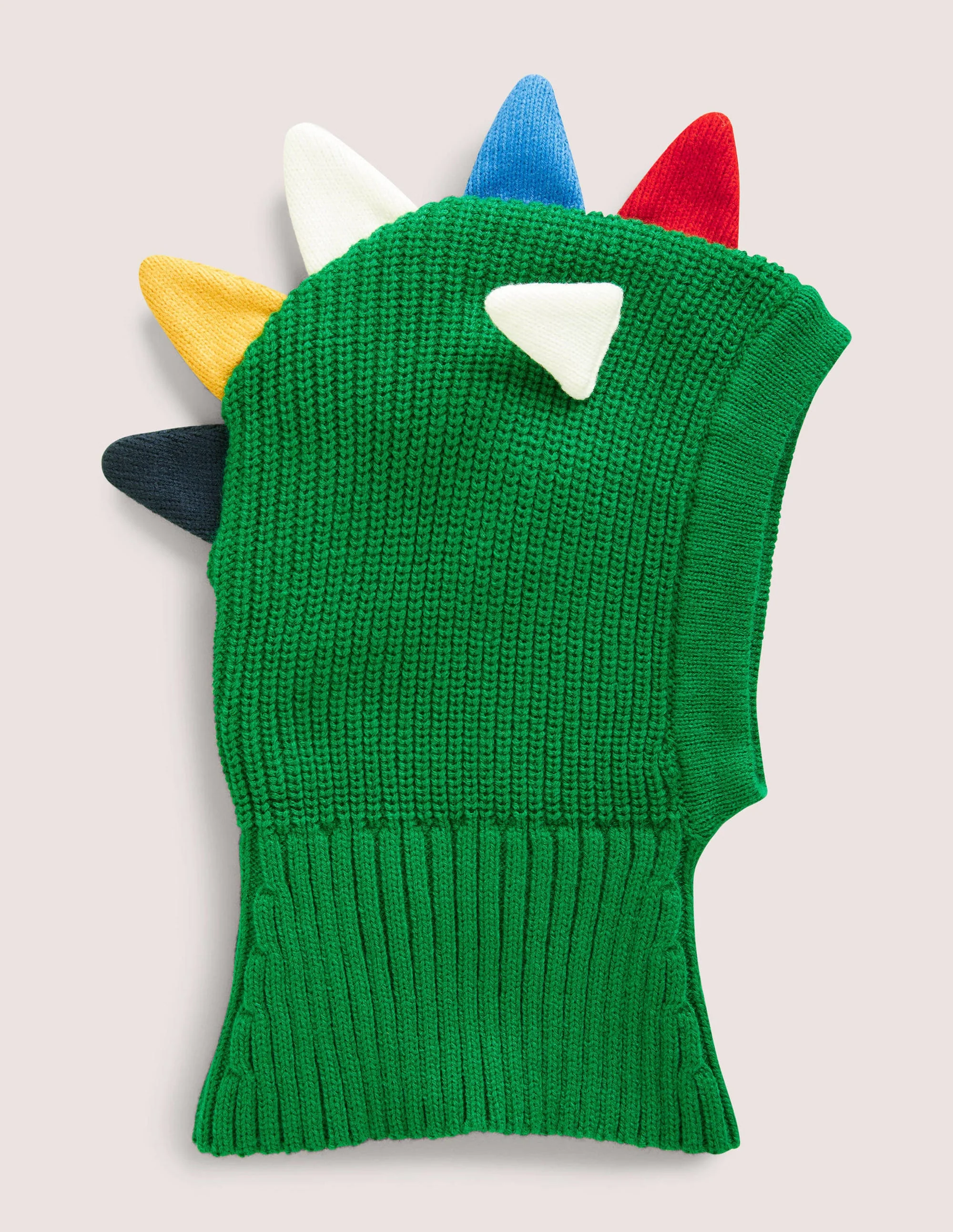Knitted Hat-Green Dinosaur