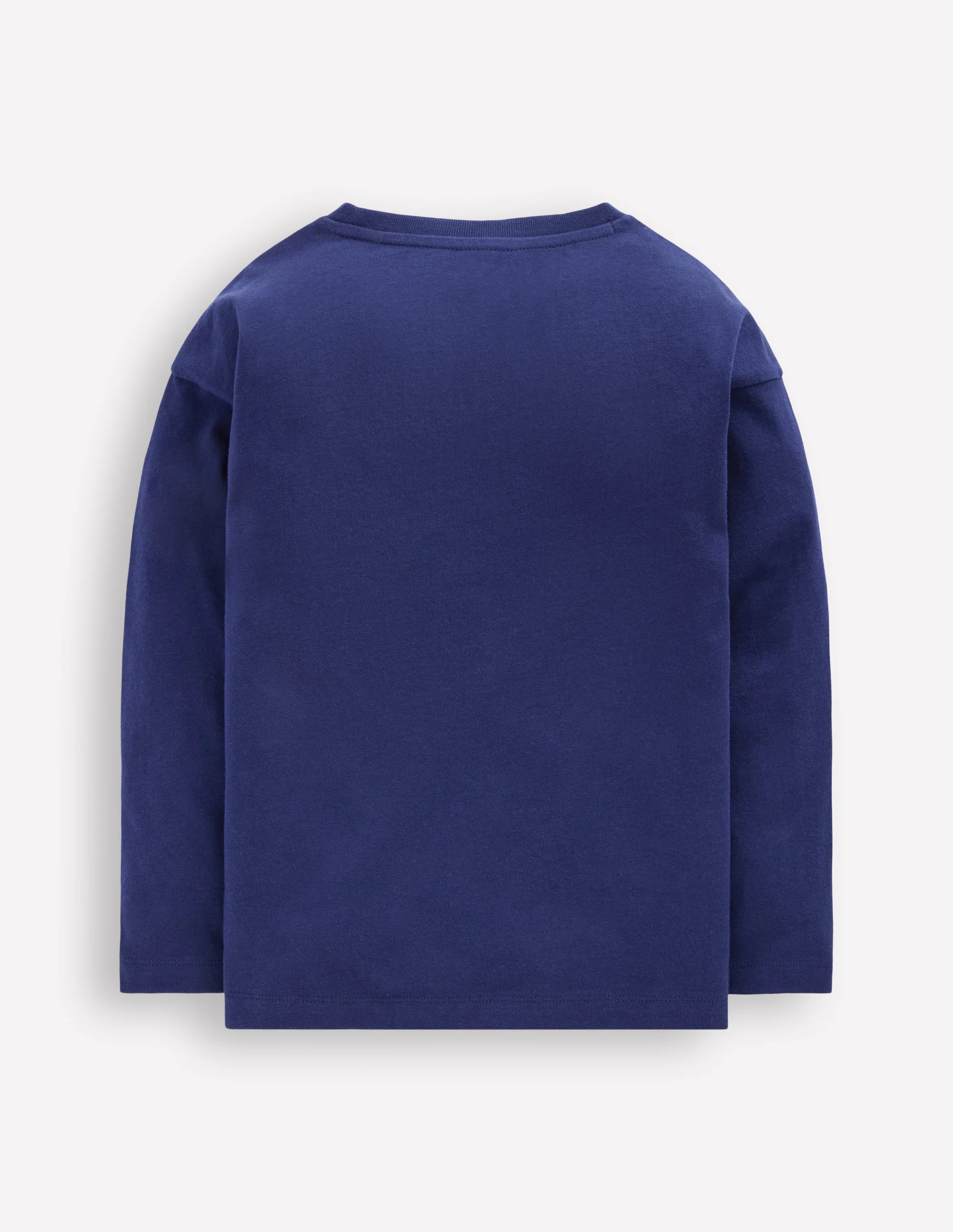 Long Sleeve Badge T-shirt-College Navy Activities - Image 2
