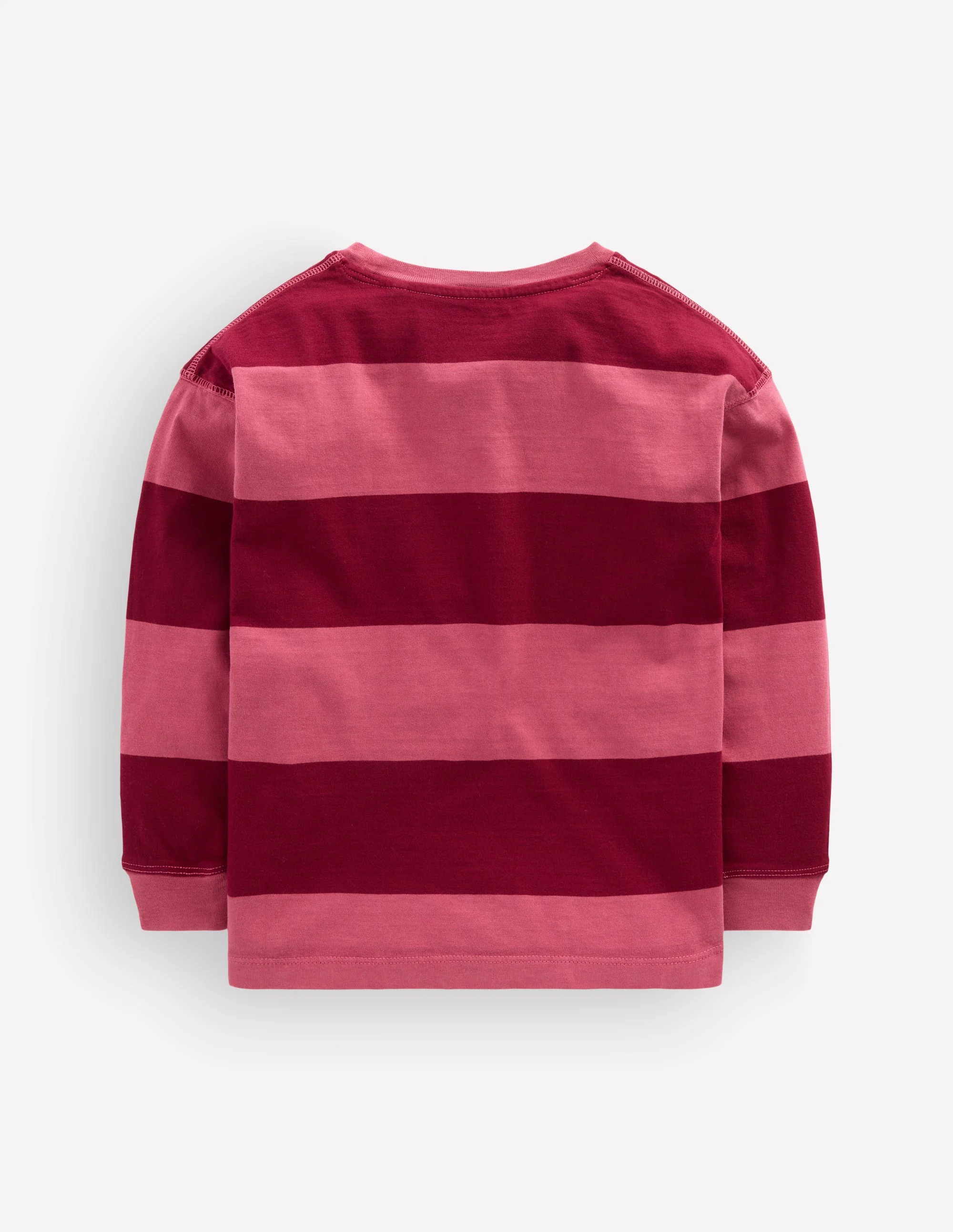 Long Sleeve Garment Dye Tee-Winter Blush / Ruby Red - Image 2