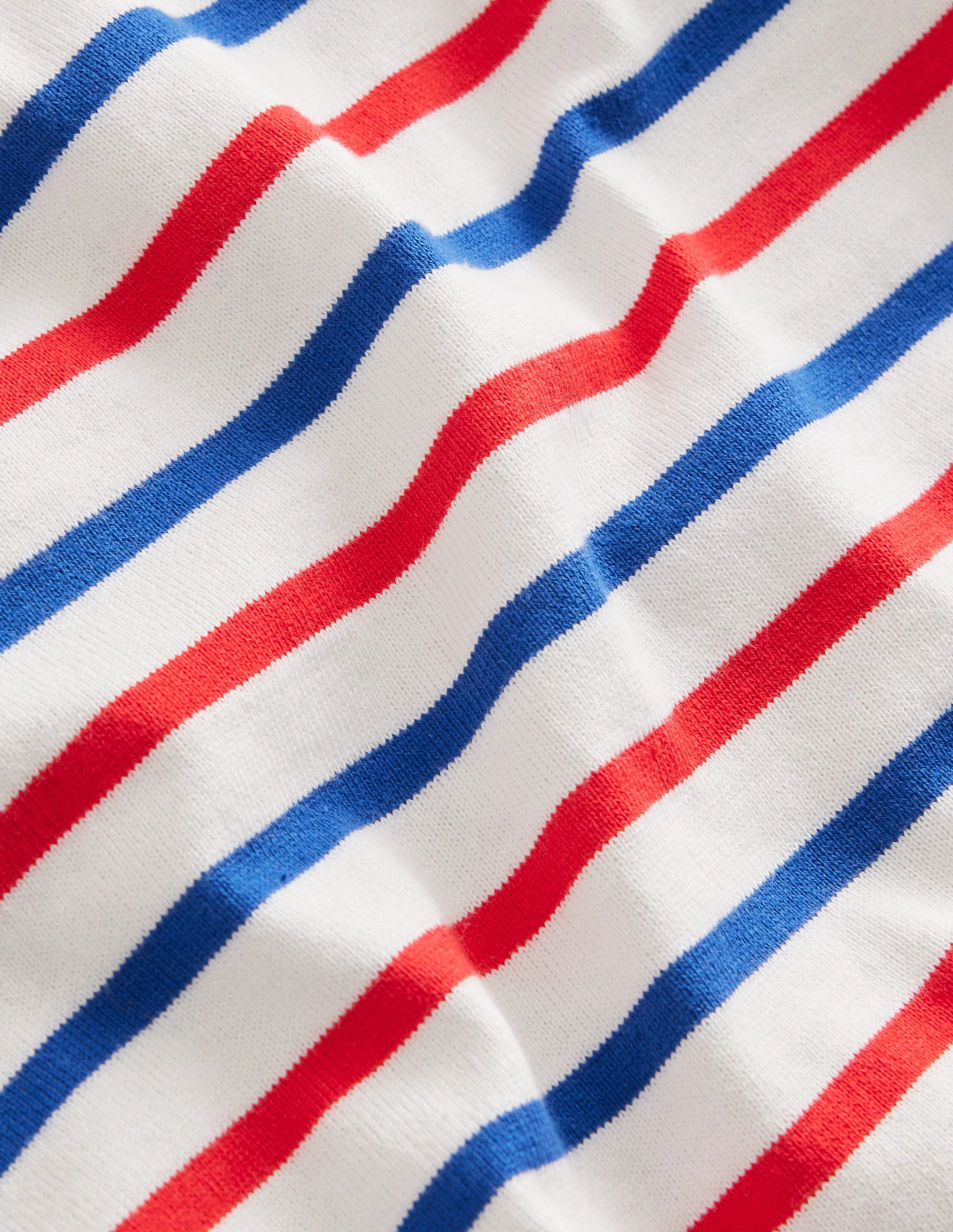 Mariner T-shirt-Sapphire Blue/ Poppy Red - Image 3