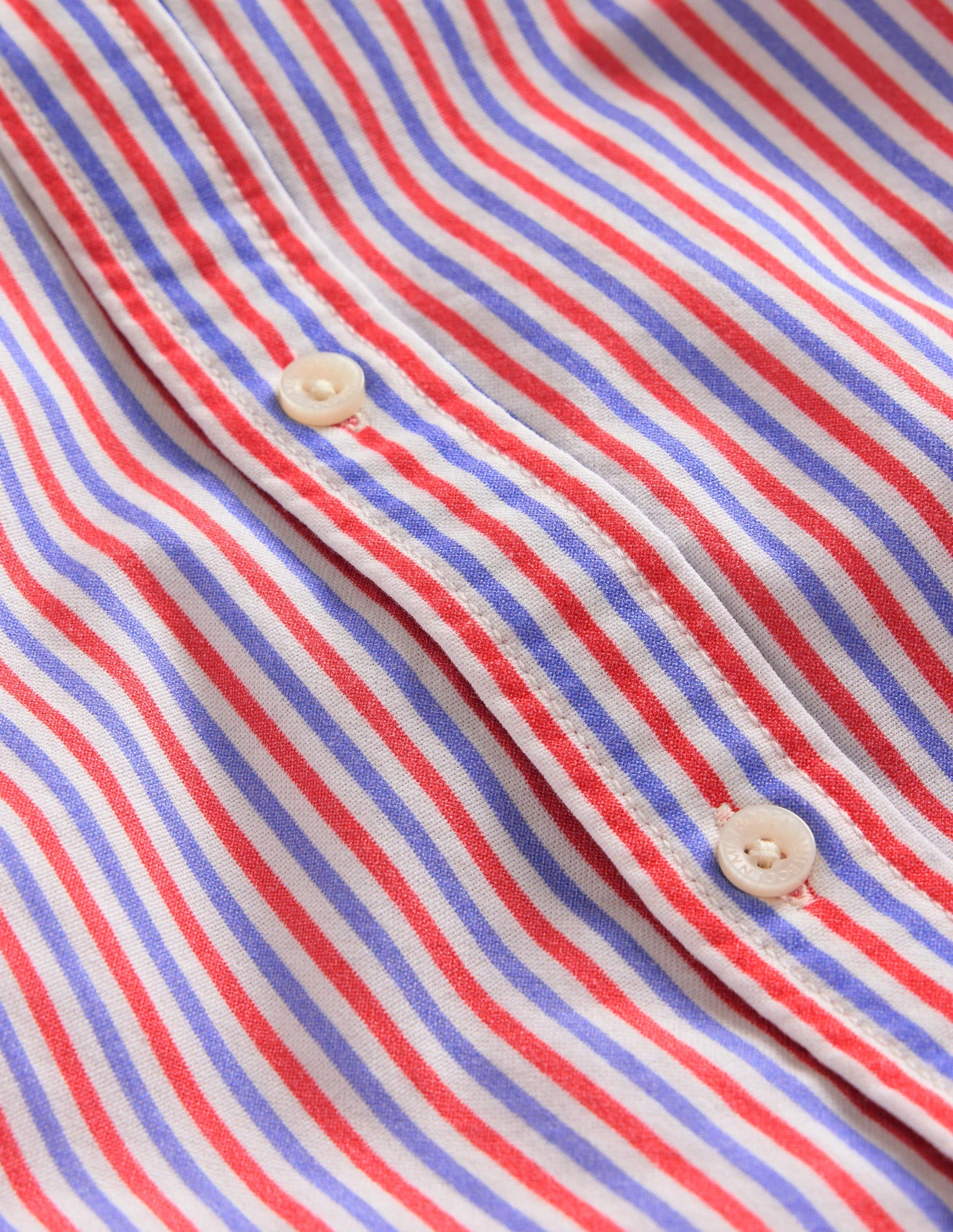 Oxford Shirt-Poppy Red/Blue Stripe - Image 8
