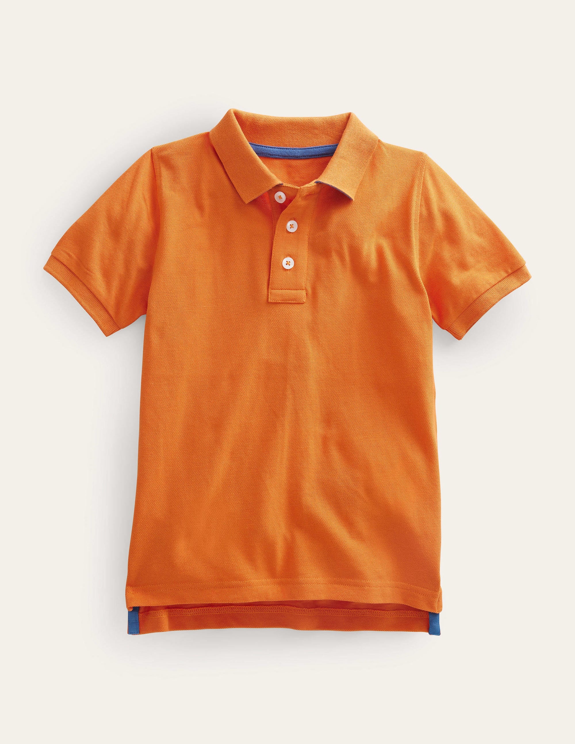 Piqué Polo Shirt-Fire Opal