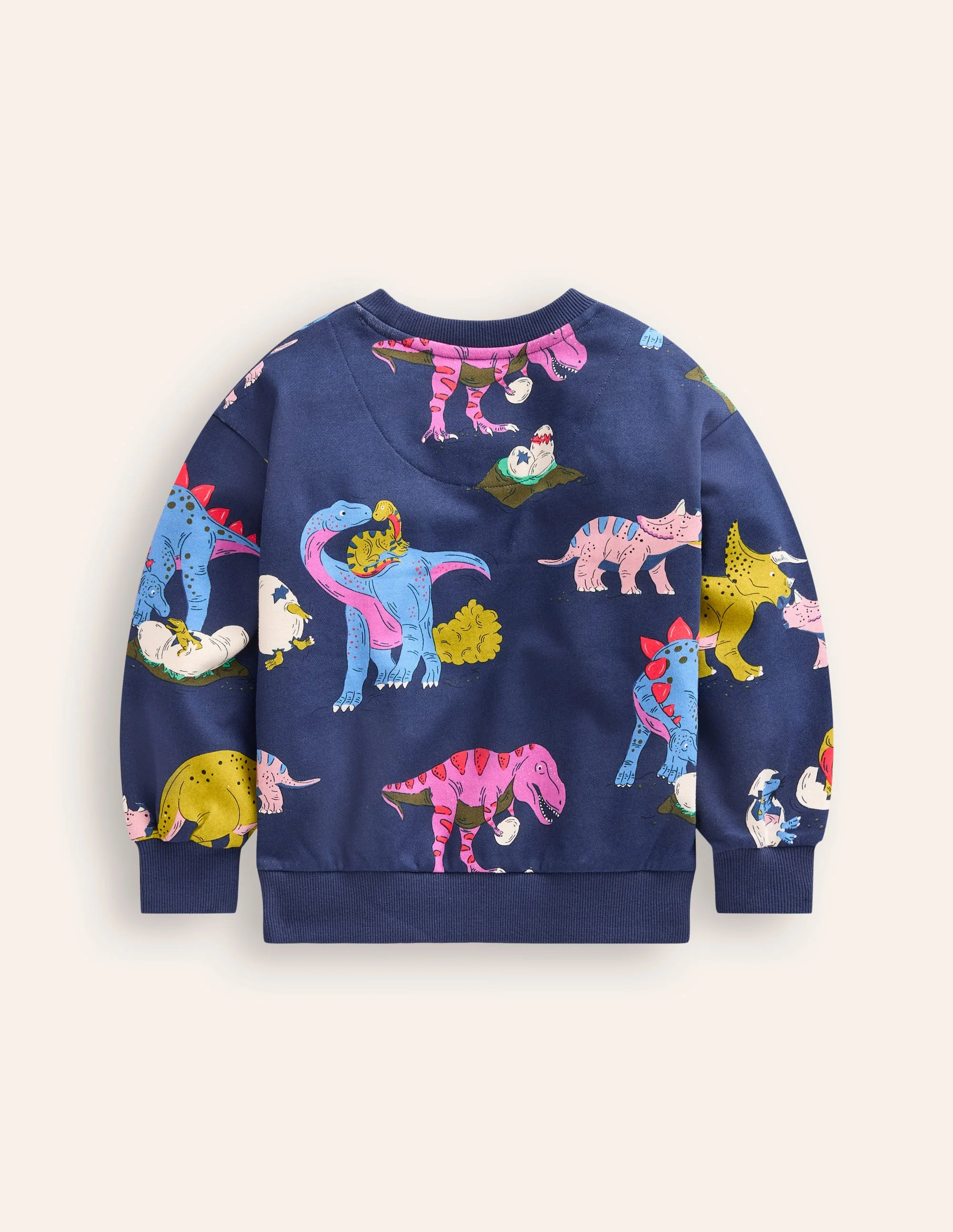 Printed Sweatshirt-Multi Dino Family - Image 6