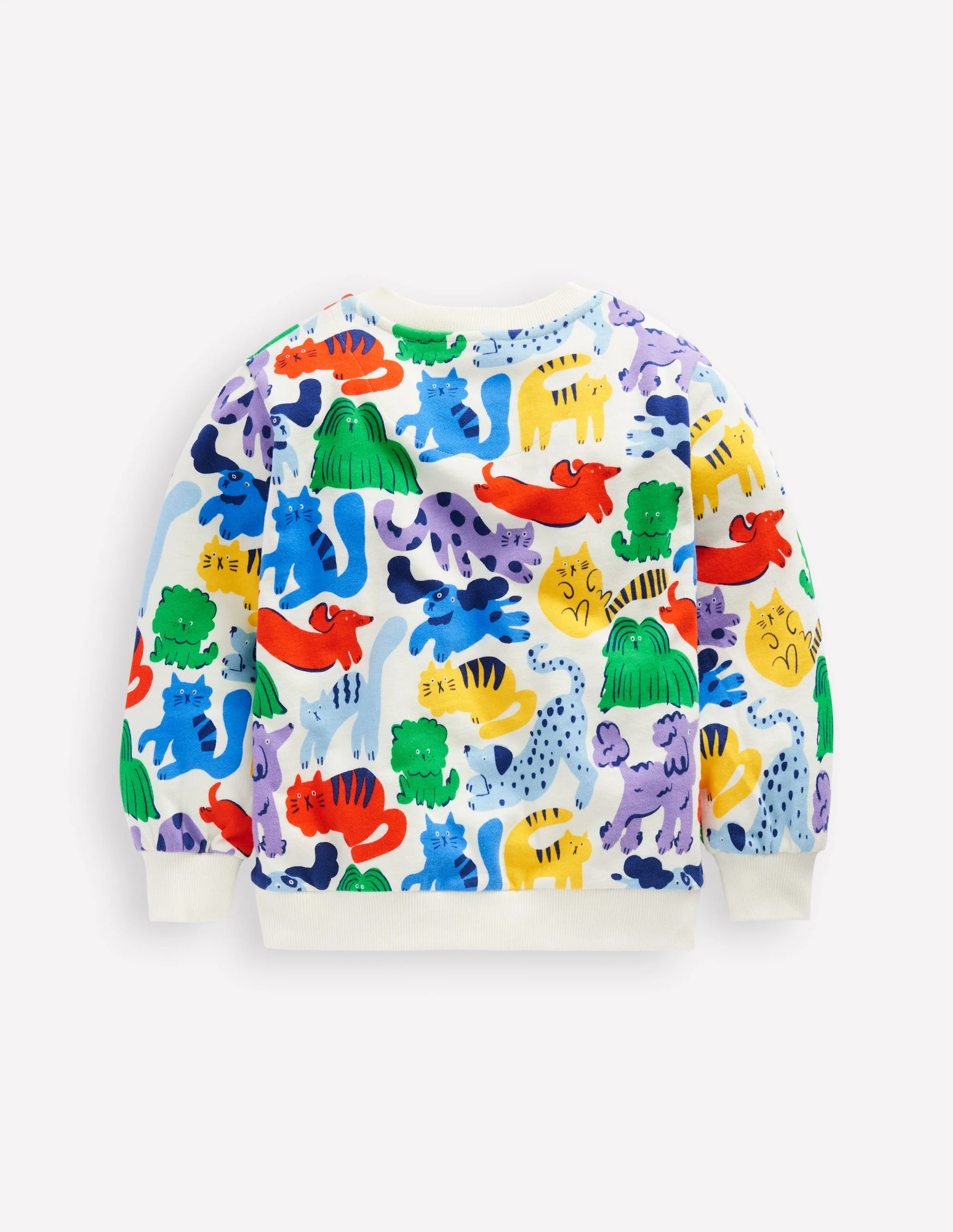 Printed Sweatshirt-Rainbow Pets - Image 2