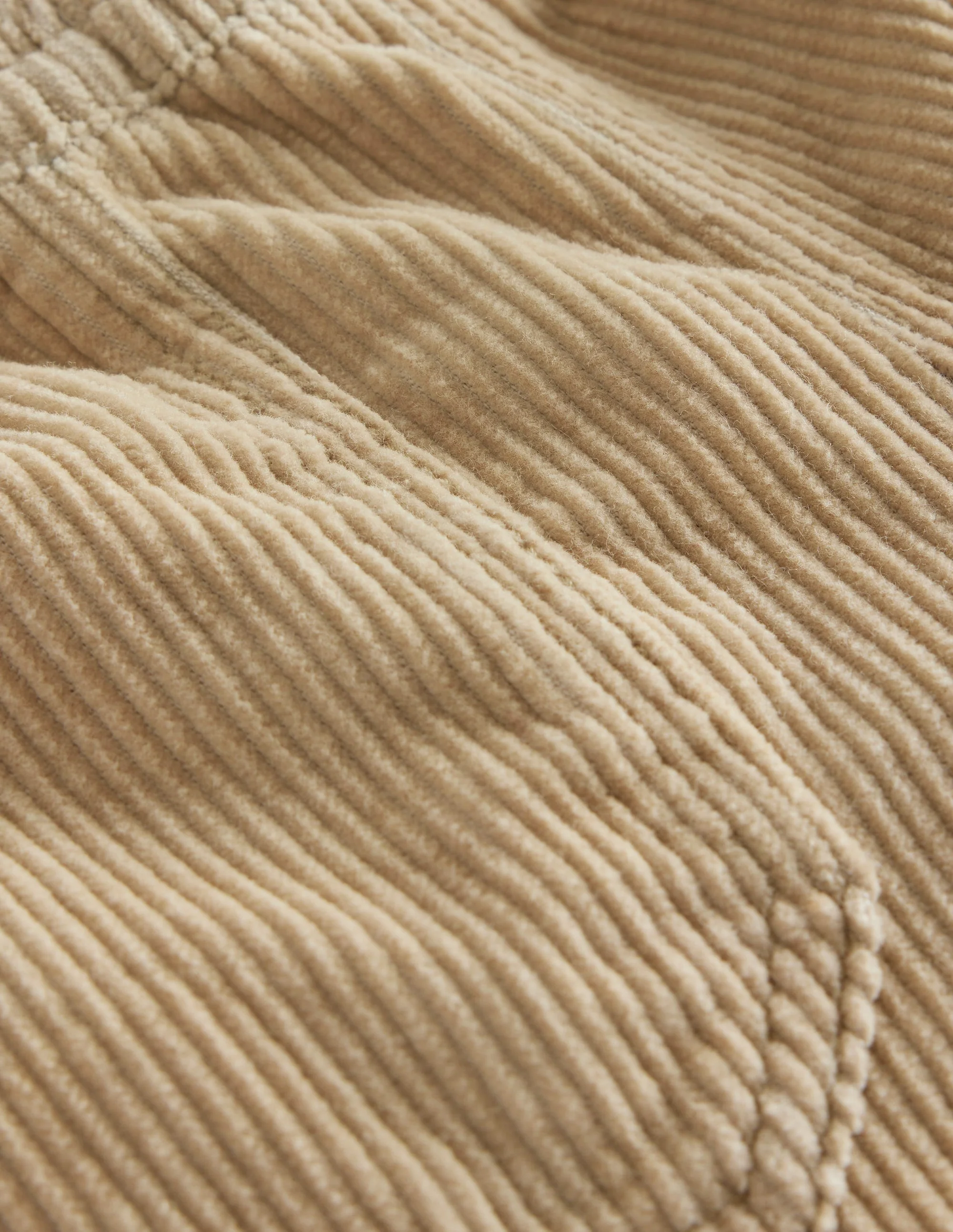 Pull-on Cord Trousers-Soft Stone - Image 3