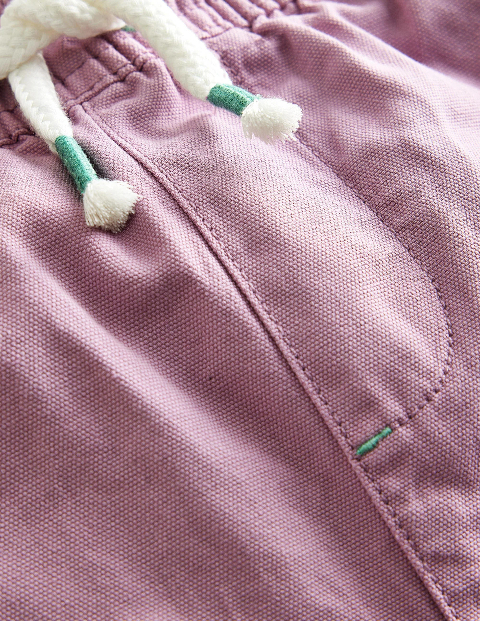Pull-on Drawstring Shorts-Smokey Lavender - Image 3