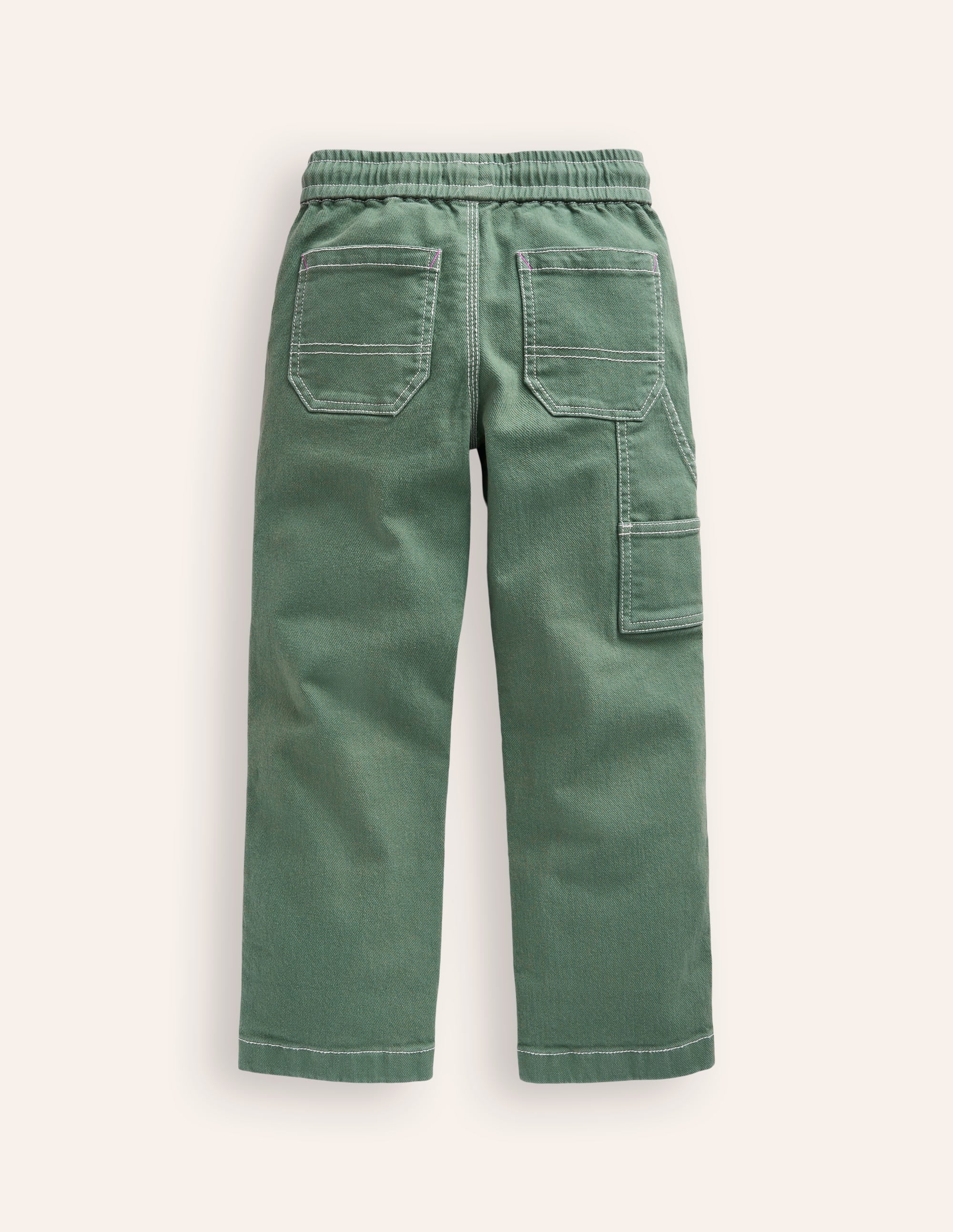 Pull-On Pocket Trousers-Spruce Green - Image 2