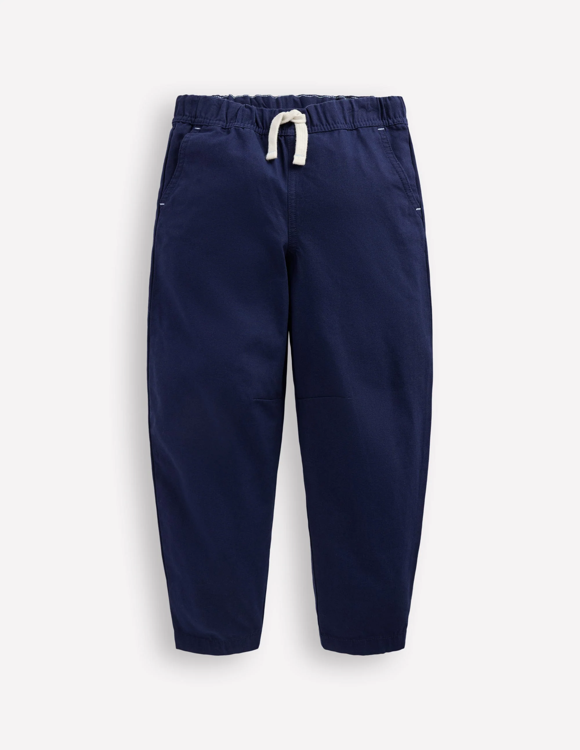 Pull-on Relaxed Trousers-Medieval Blue - Image 2