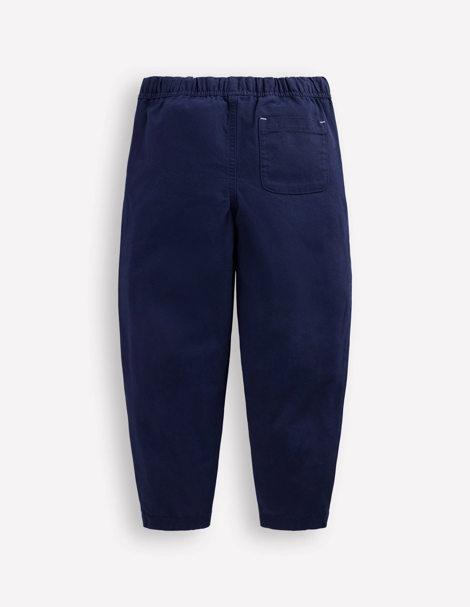 Pull-on Relaxed Trousers-Medieval Blue - Image 3