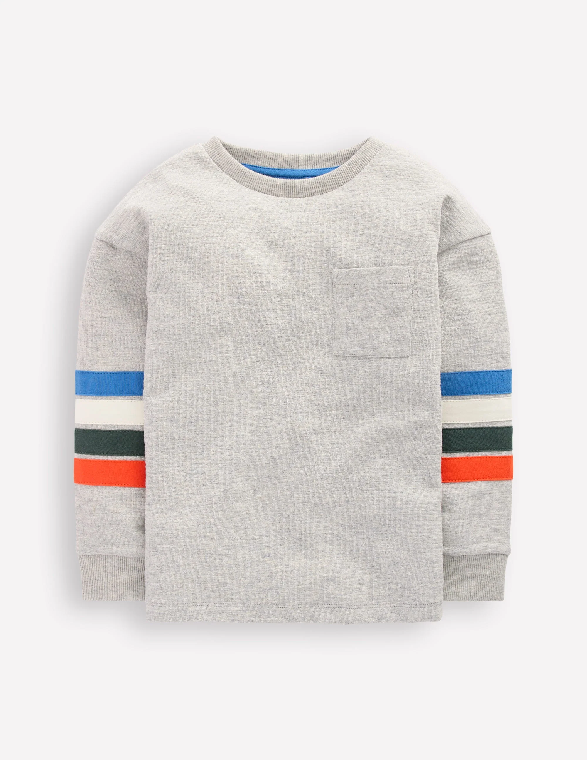 Relaxed Mid-weight T-shirt-Grey Marl