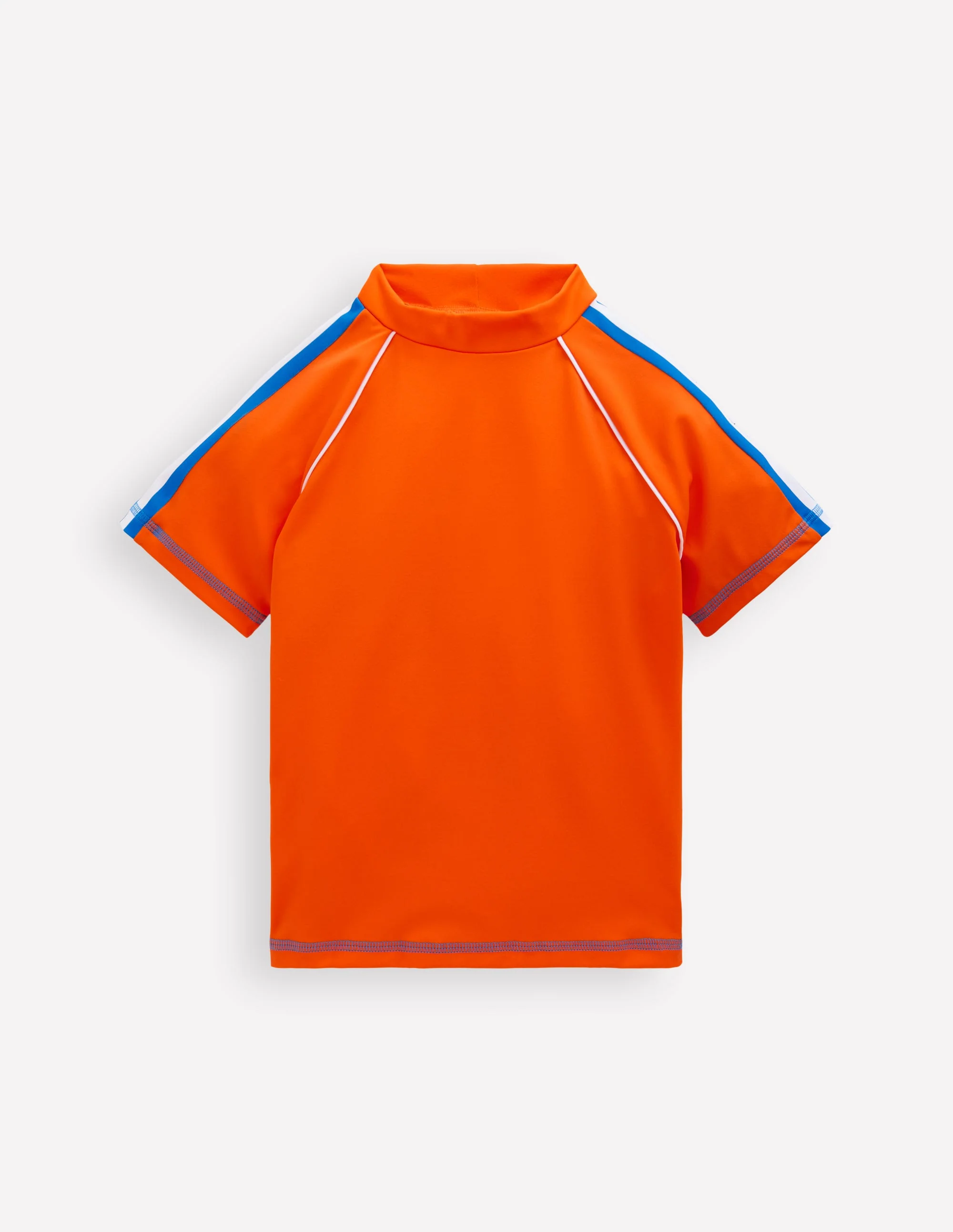 Short Sleeve Rash Vest-Bright Orange