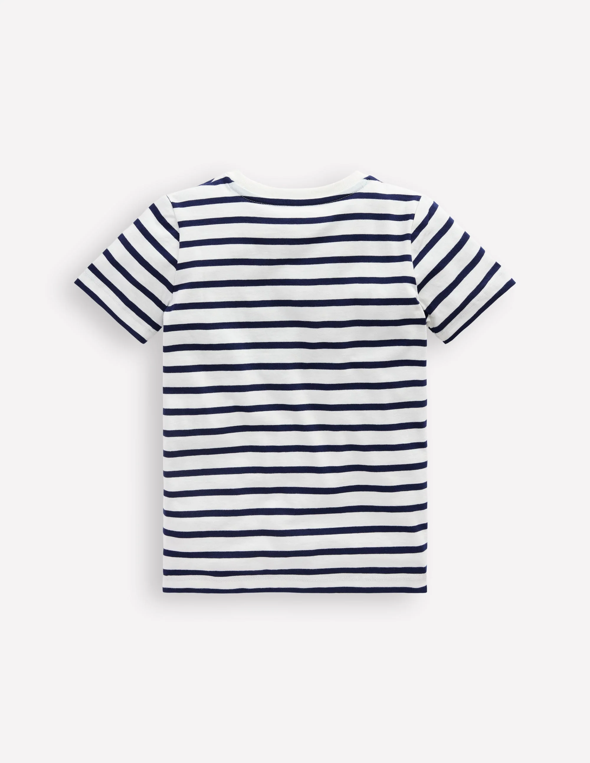 Short Sleeve Riso T-Shirt-Starboard Blue/ Ivory Space - Image 2