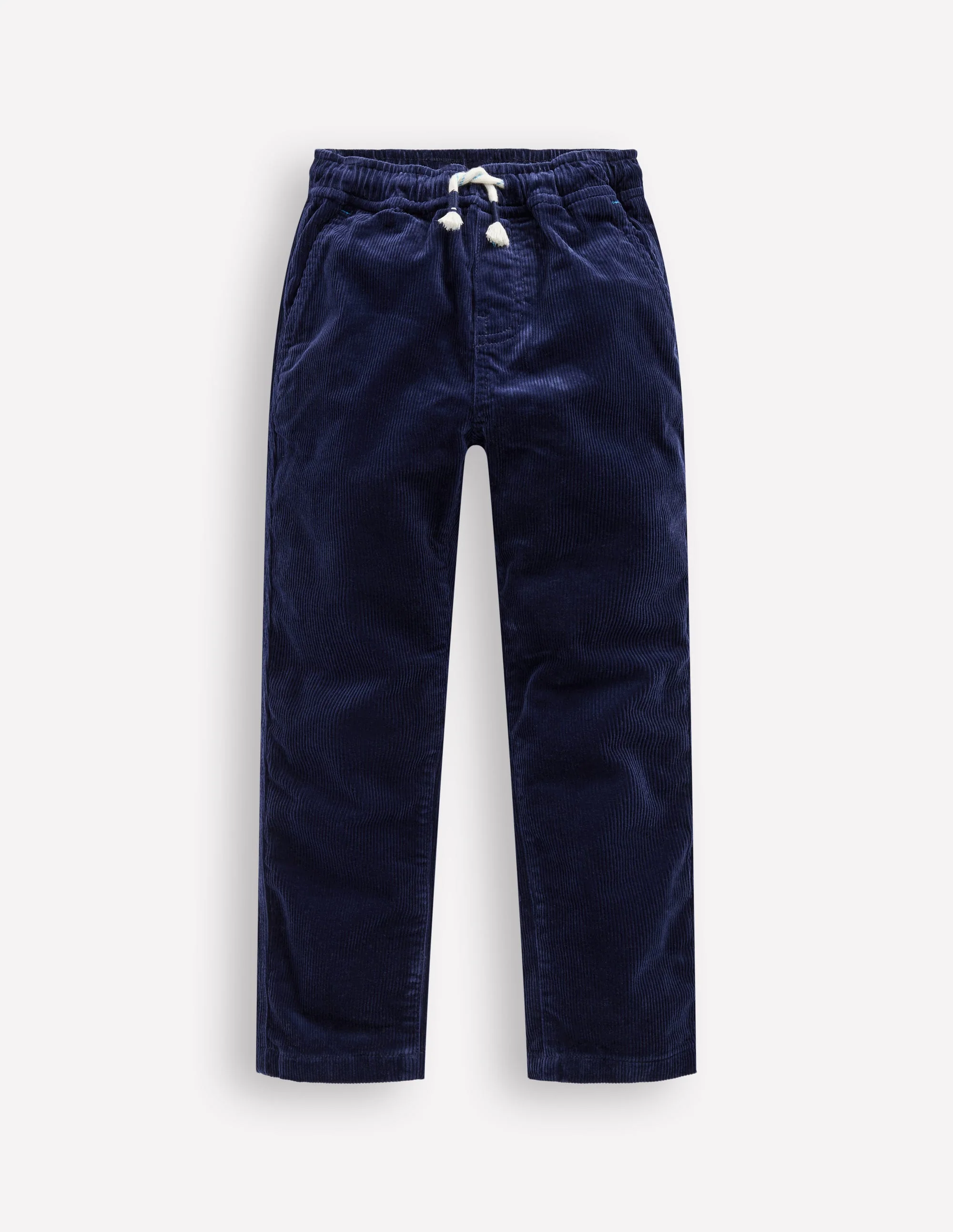 Slim Pull-on Trousers-College Navy Cord