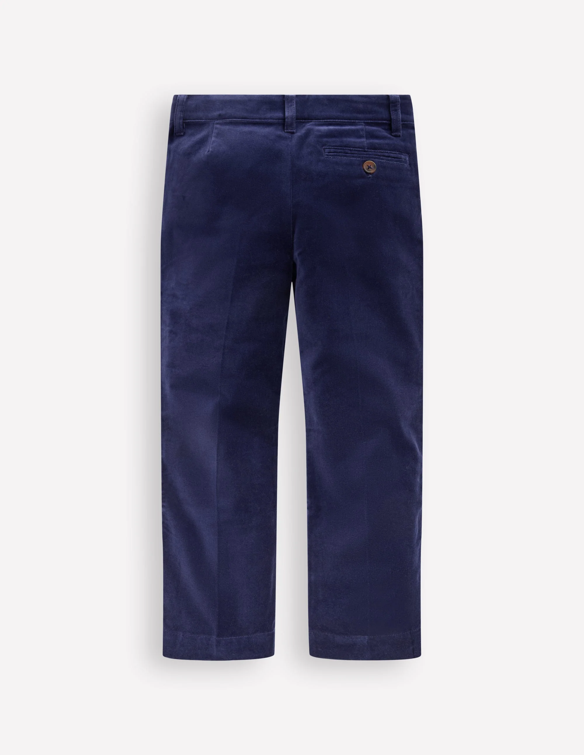 Smart Tailored Trousers-Navy Velvet - Image 2