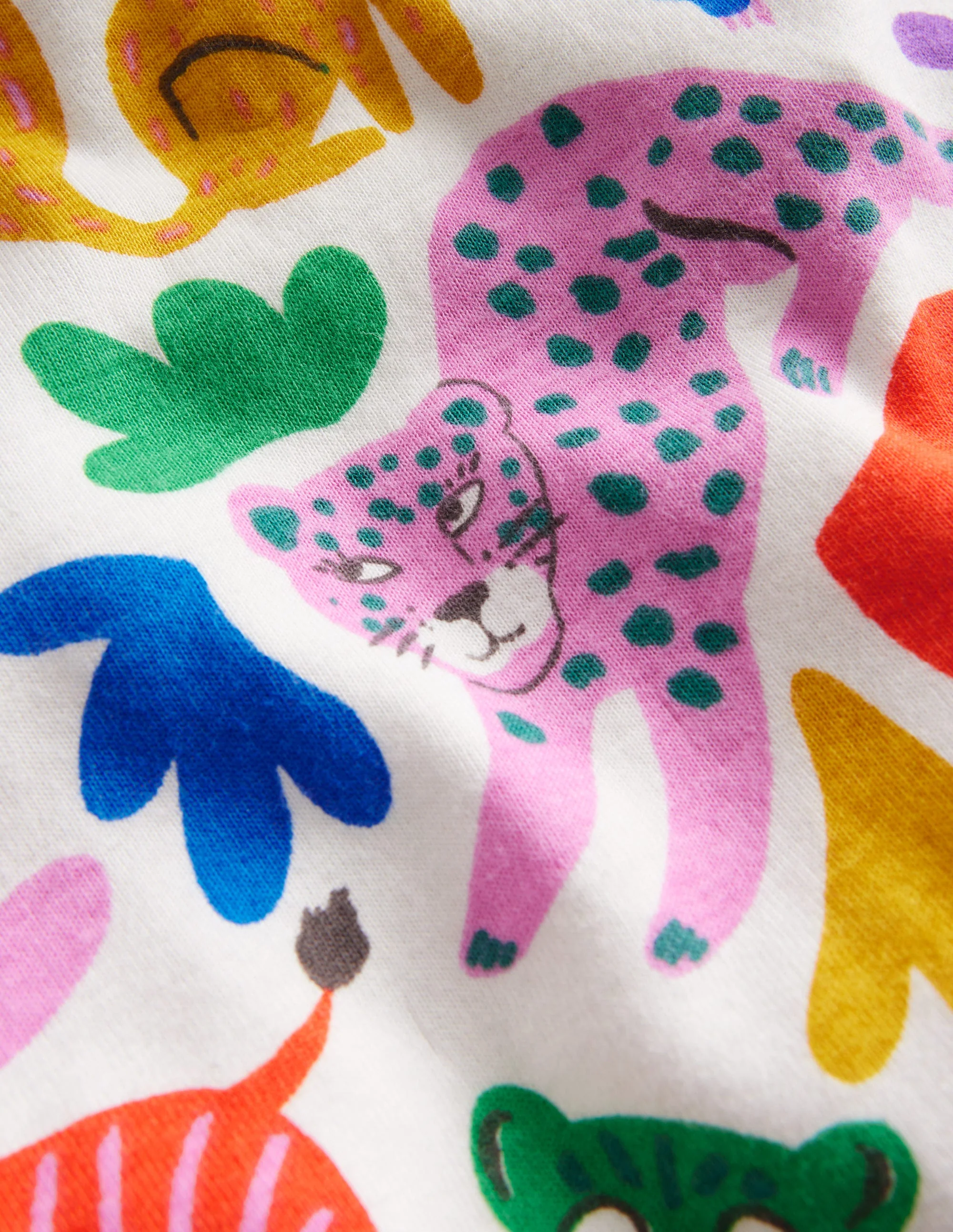 Snug Short John Pyjamas-Multi Safari Friends - Image 3
