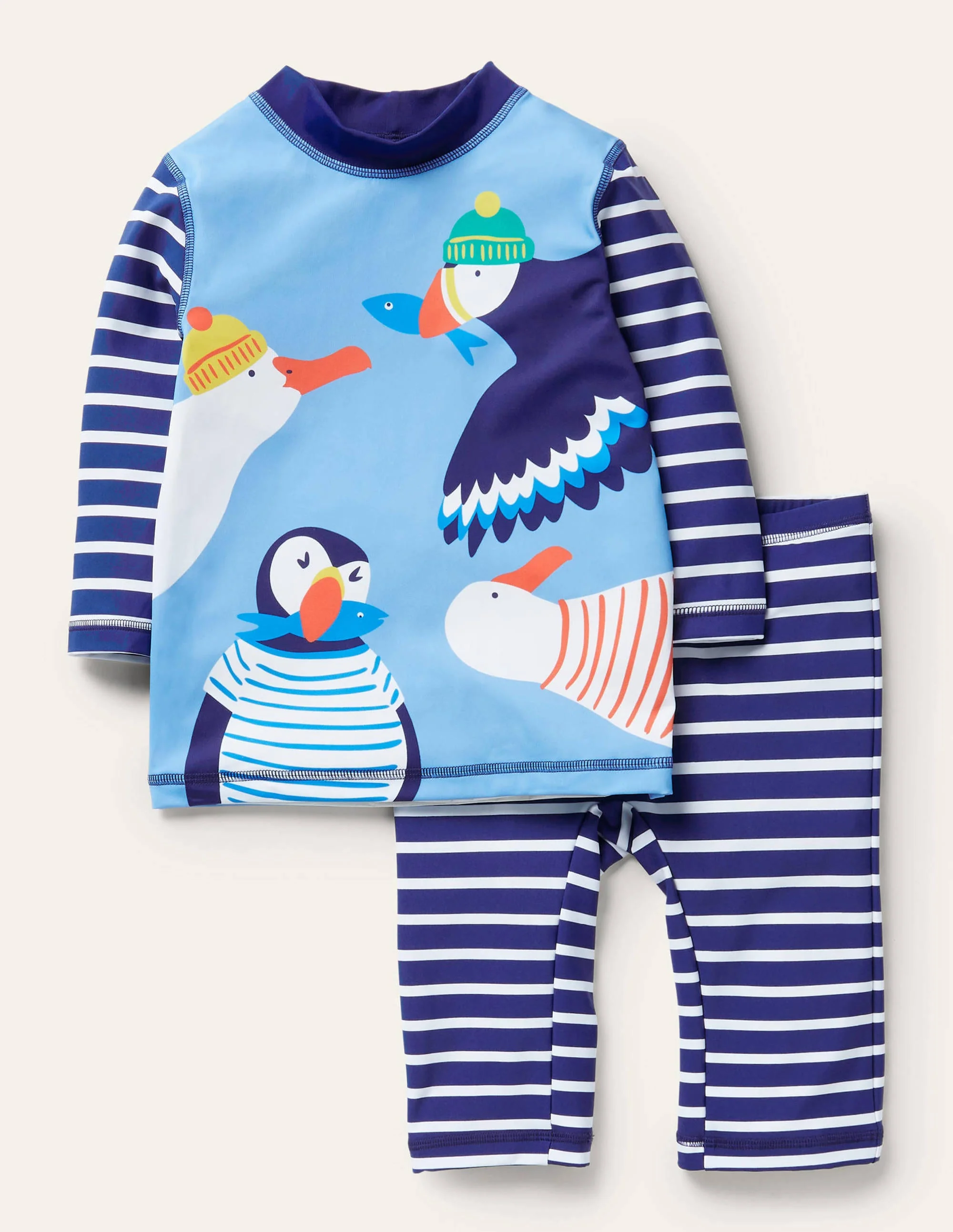 Sun Safe Surf Set-Surfboard Blue Puffin