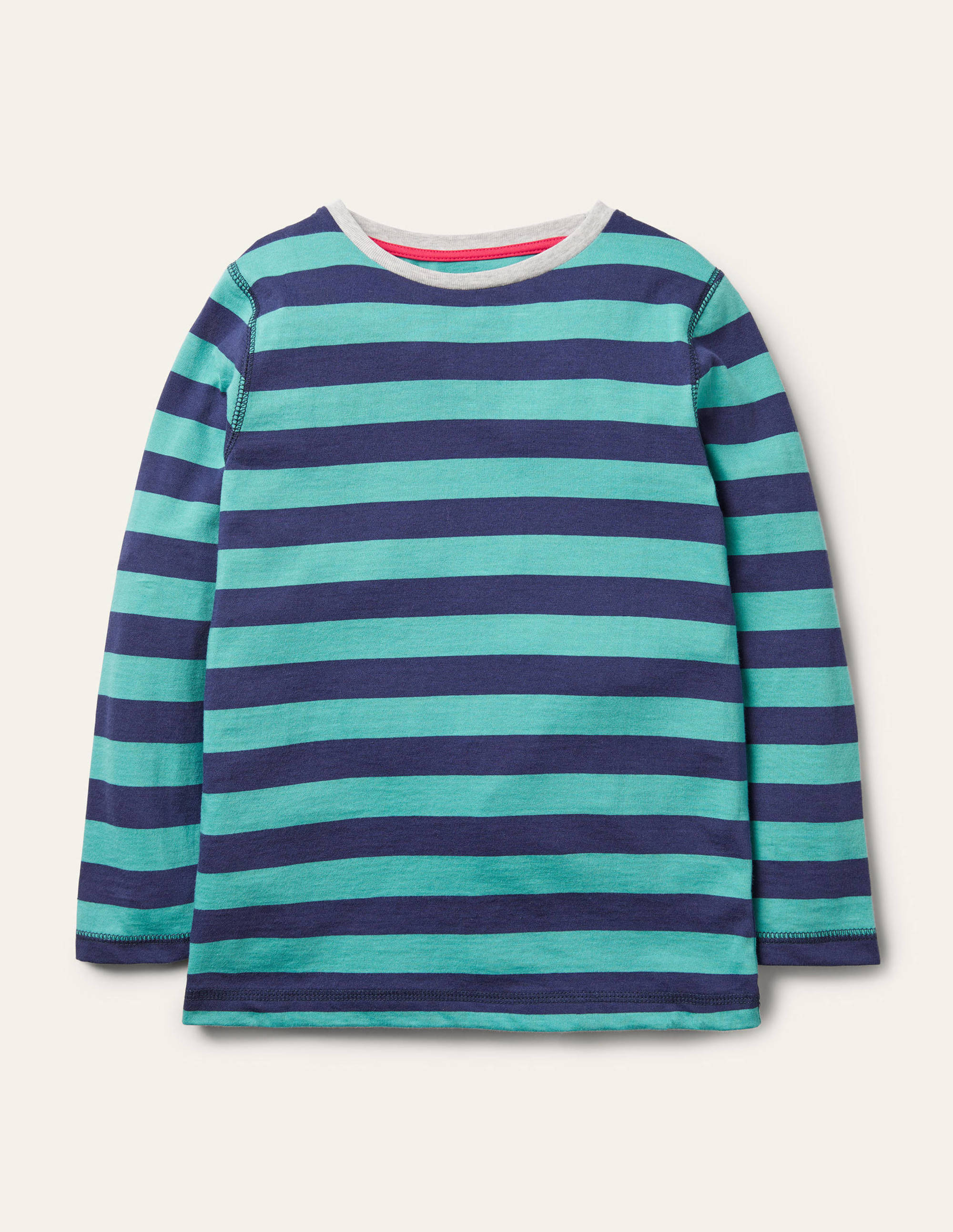 Supersoft Long-sleeved T-shirt-Brook Blue/Navy