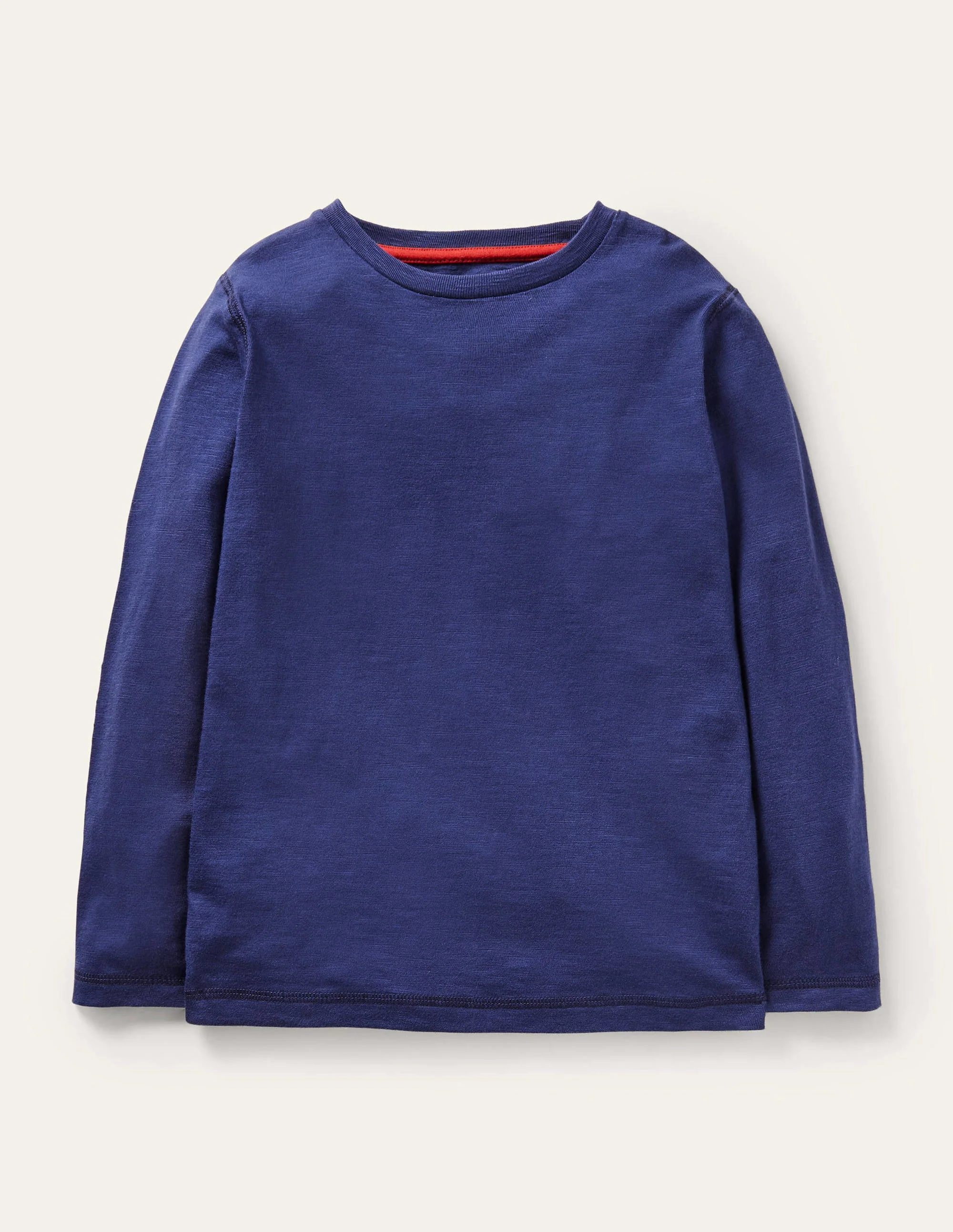 Supersoft Long-sleeved T-shirt-College Navy Marl