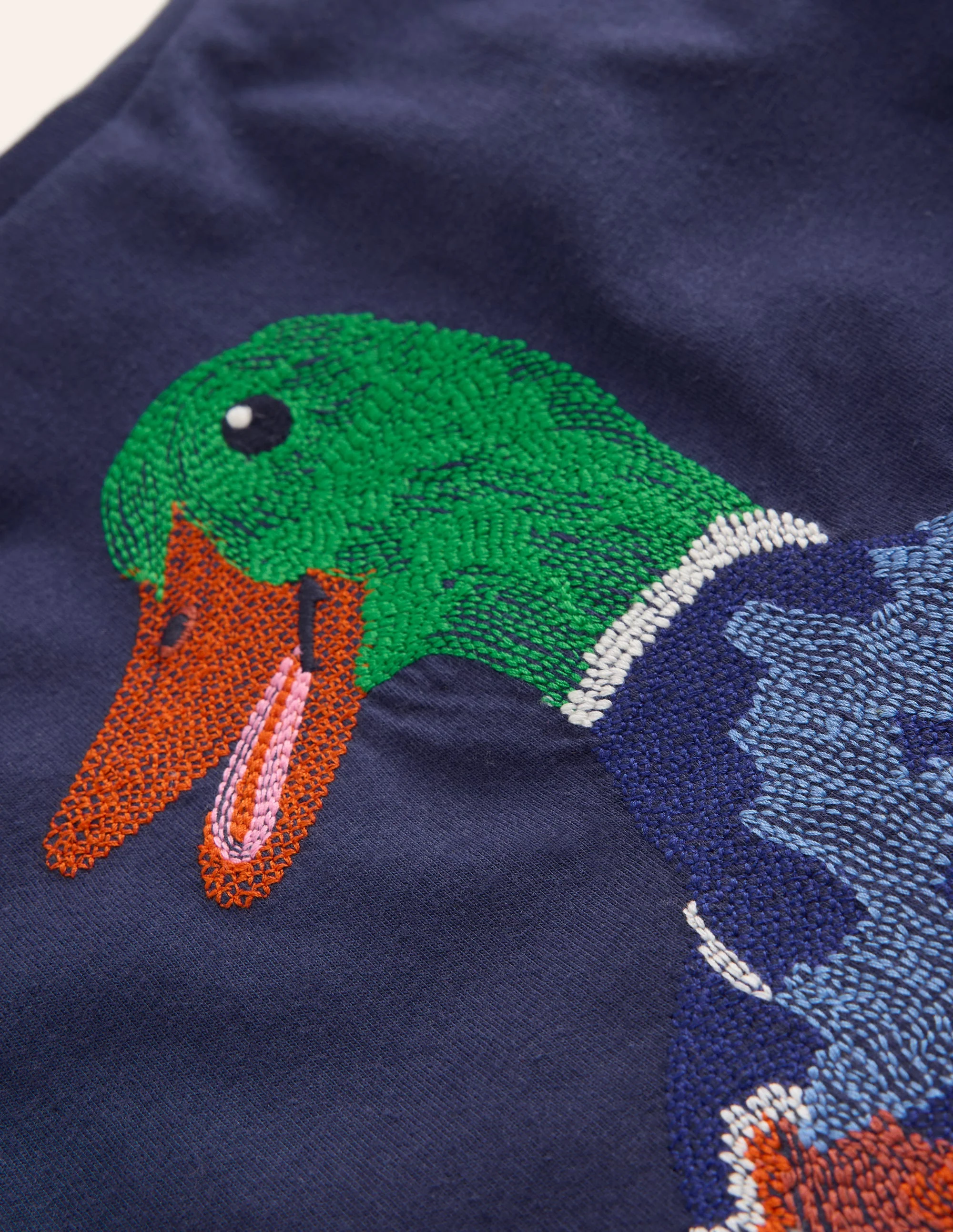 Superstitch Animal T-shirt-College Navy Duck - Image 3