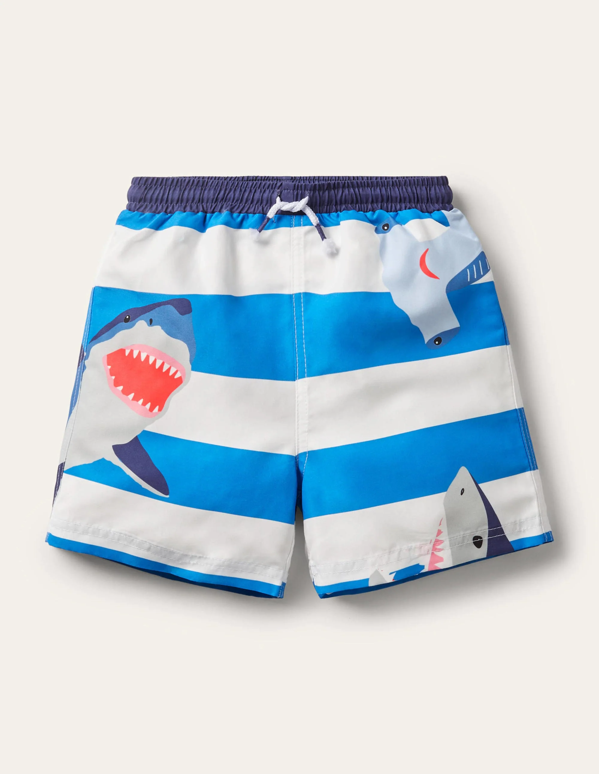 Swim Shorts-Moroccan Blue Sharks